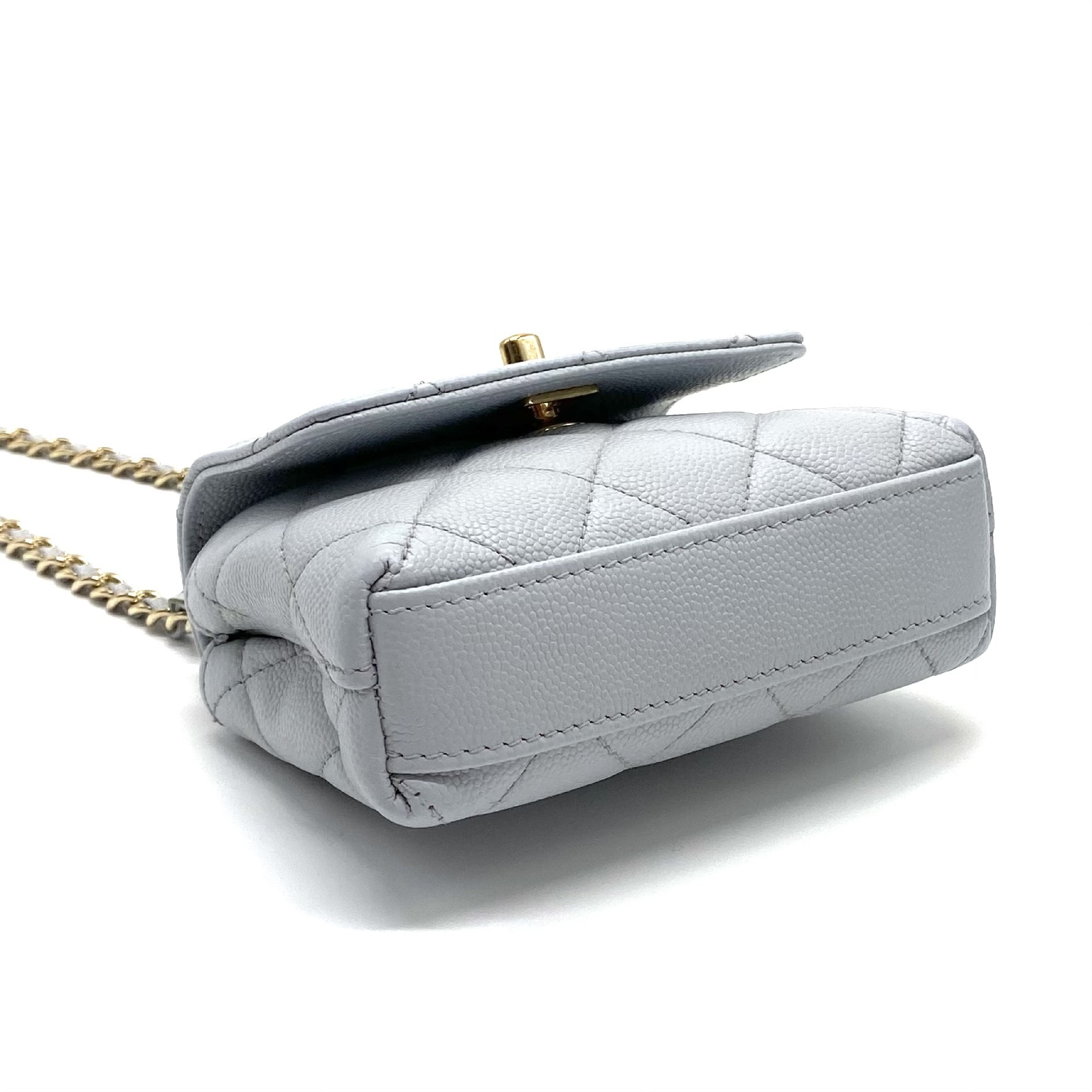 Mini Coco Handle 2-way Caviar Skin Hand and Shoulder Bag — view 4