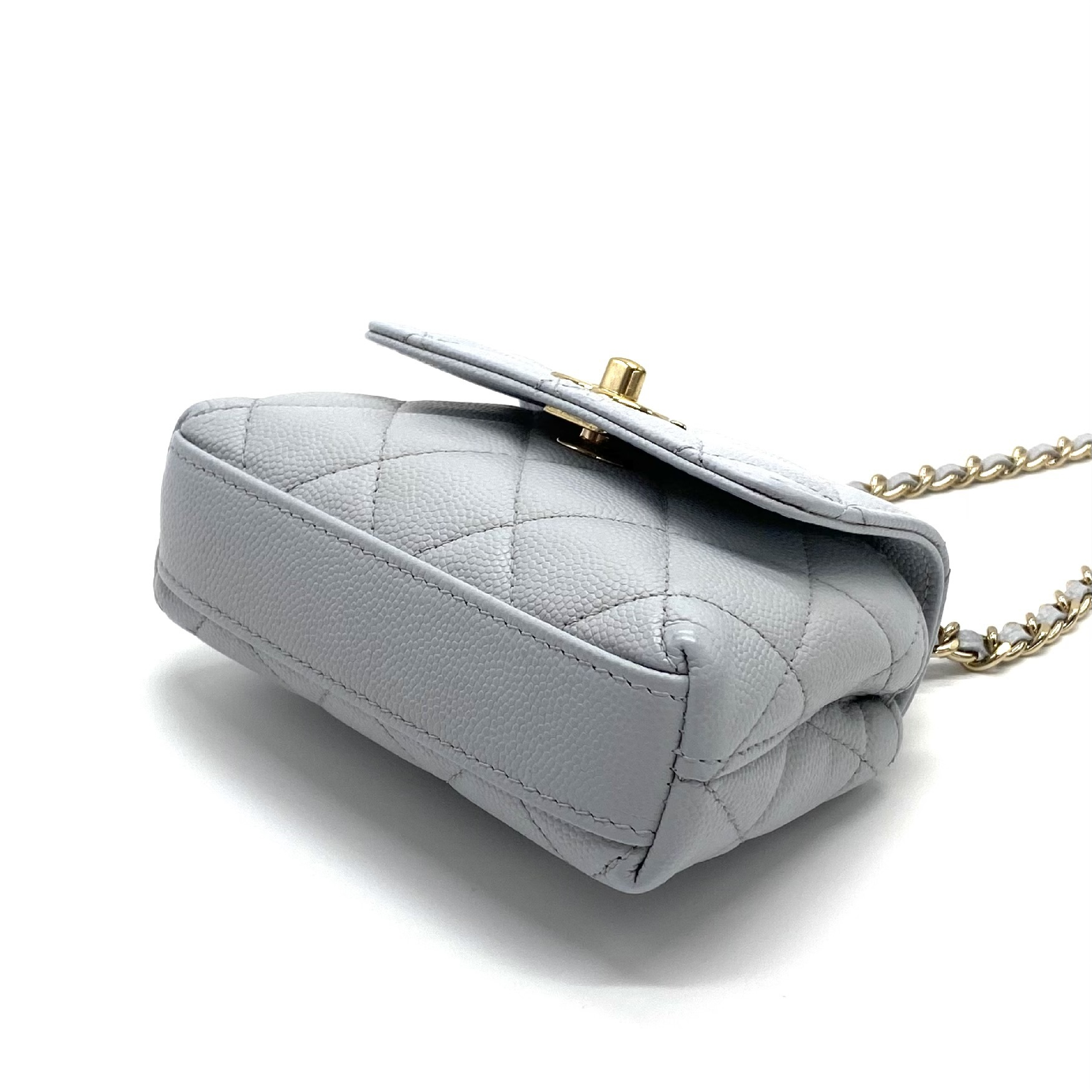 Mini Coco Handle 2-way Caviar Skin Hand and Shoulder Bag — view 5