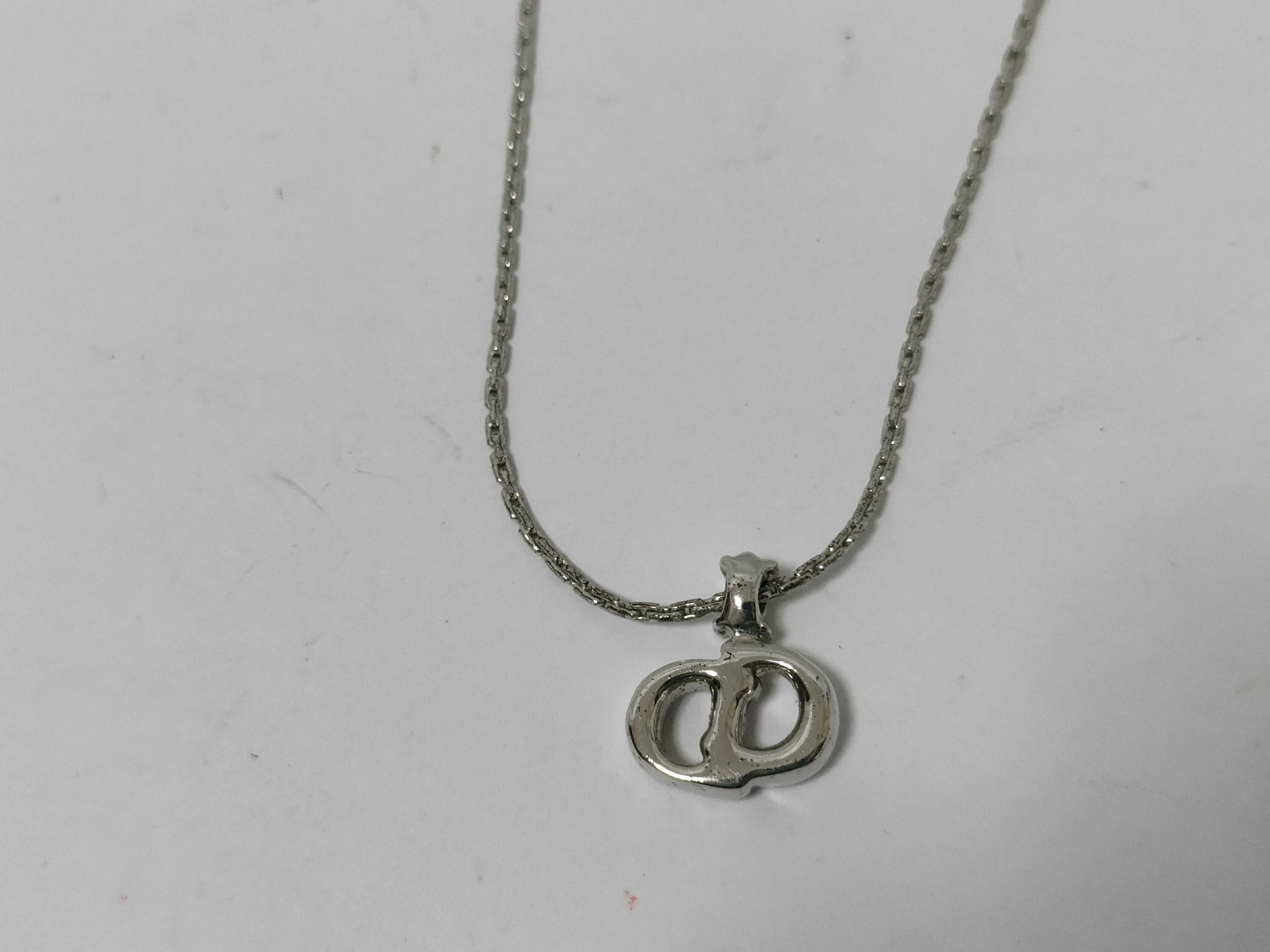 necklace, stone, silver necklace — view 2