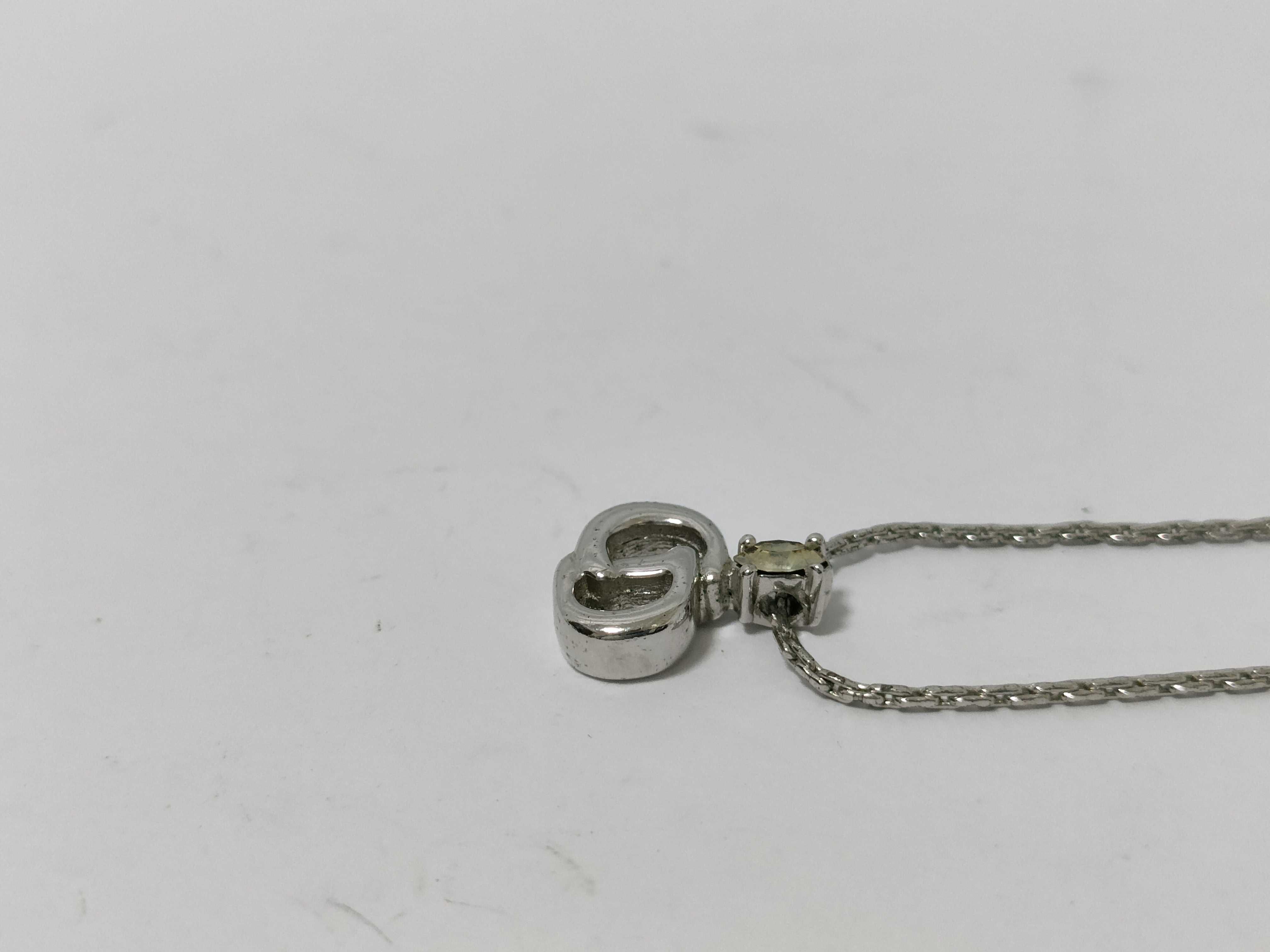 necklace, stone, silver necklace — view 3