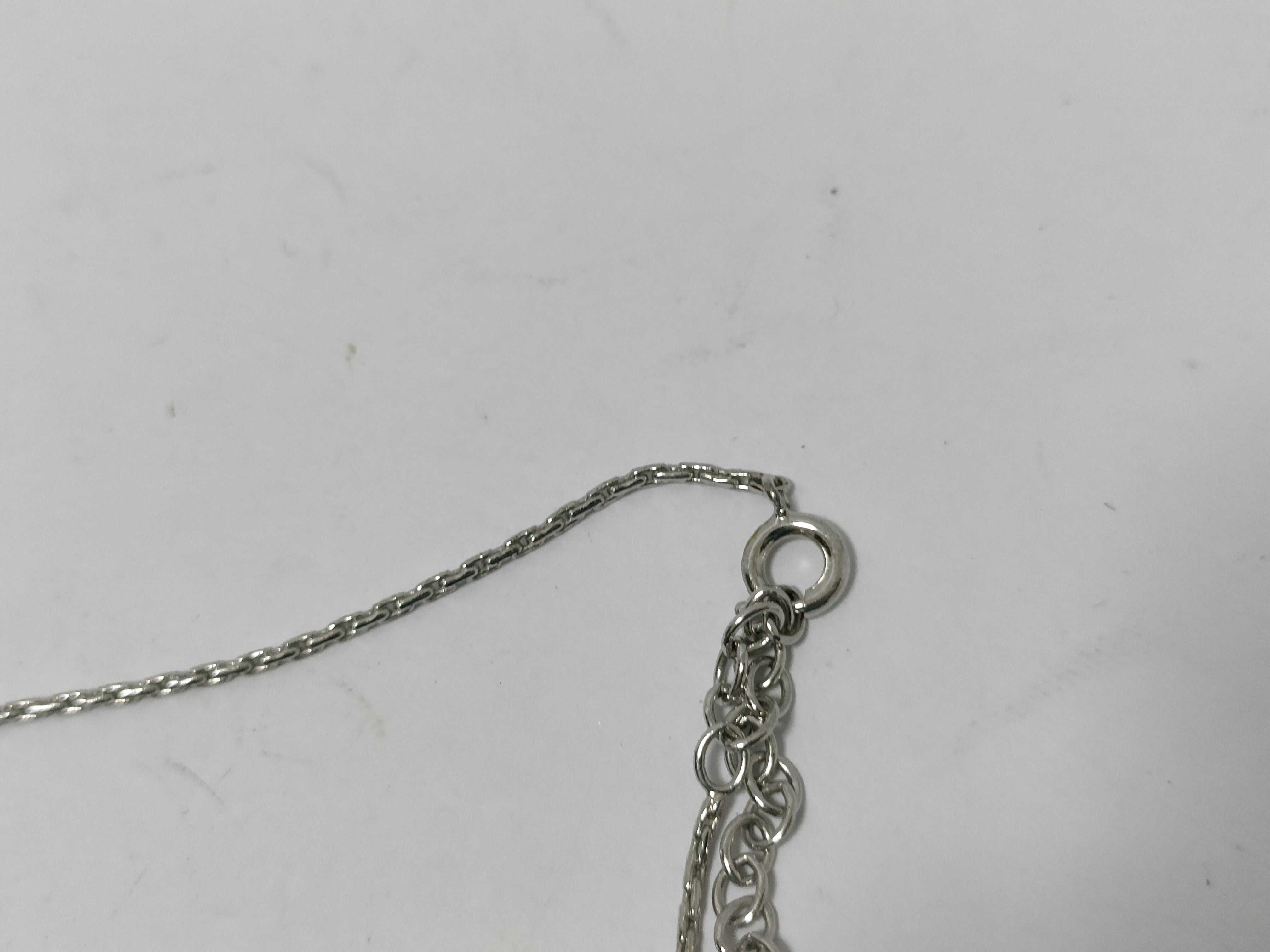 necklace, stone, silver necklace — view 4