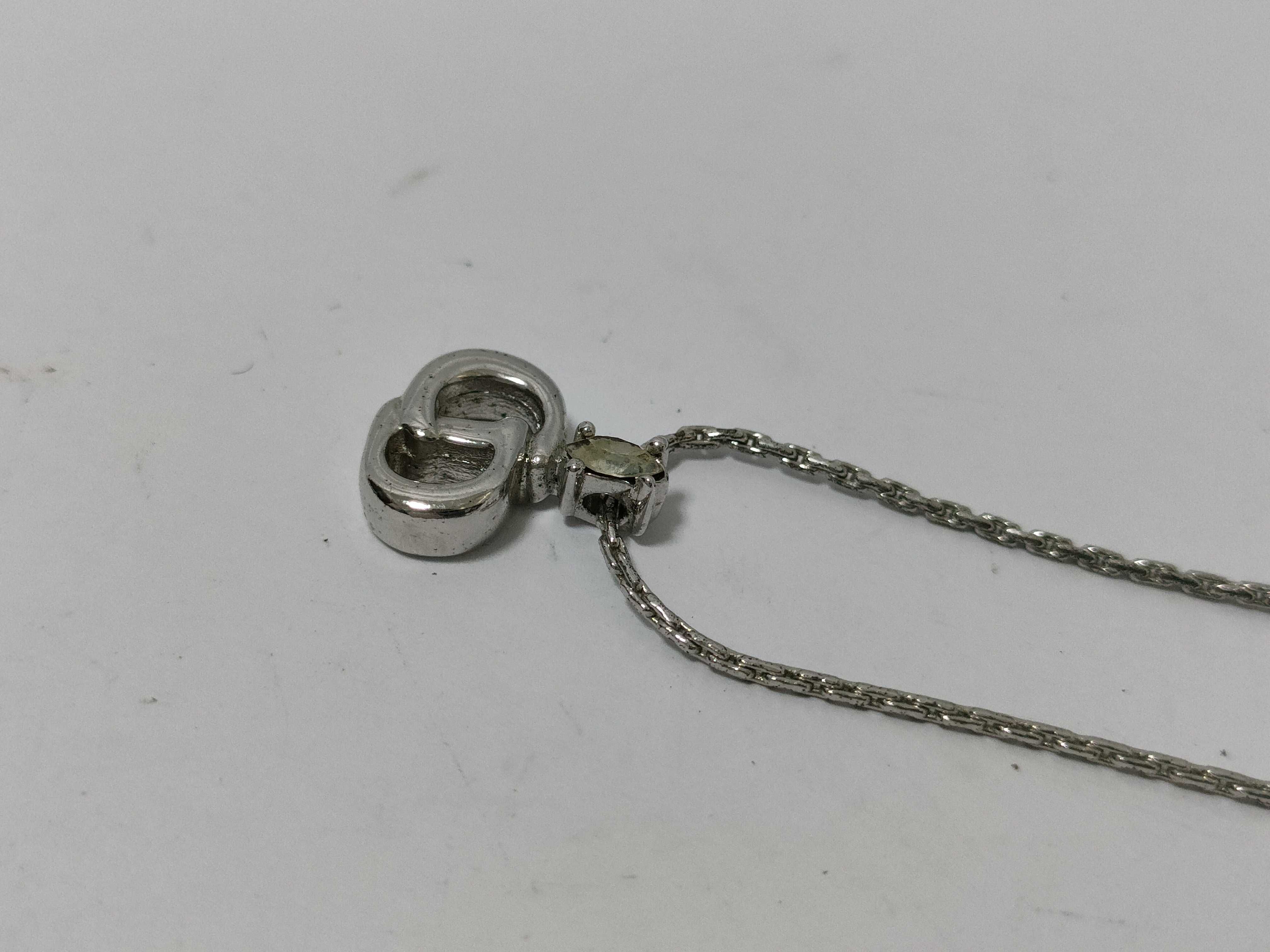 necklace, stone, silver necklace — view 7