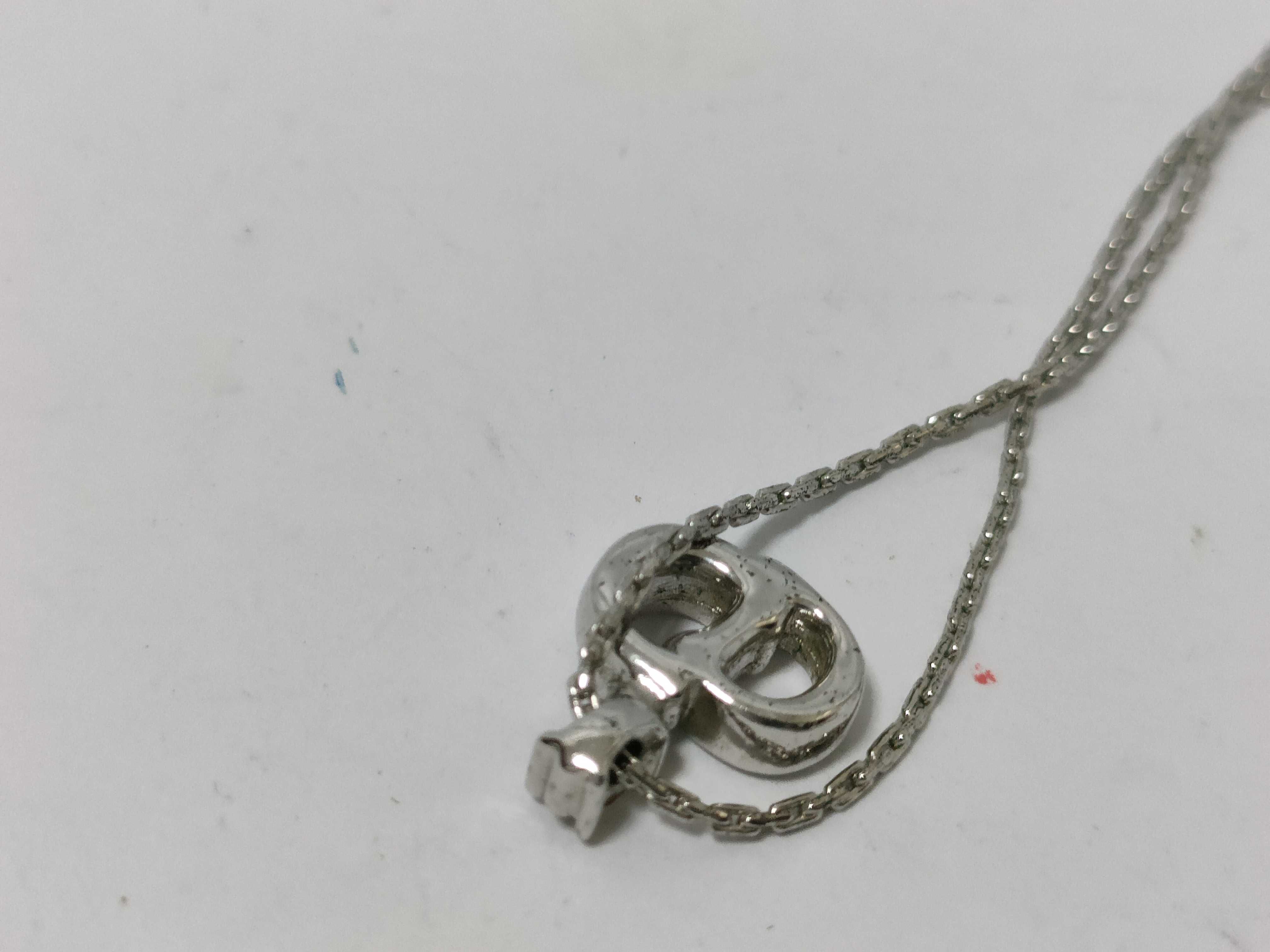 necklace, stone, silver necklace — view 10