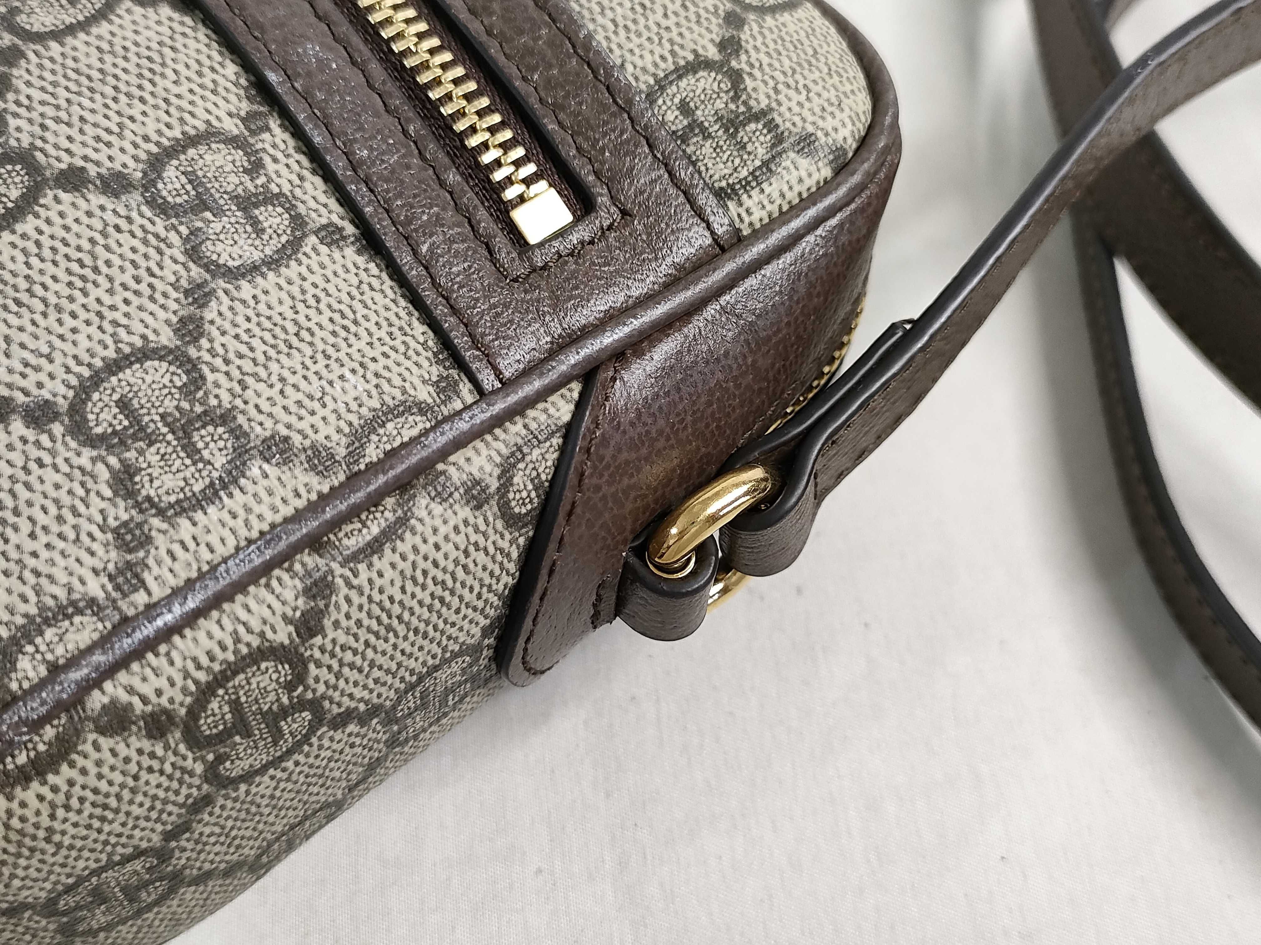 GG Supreme Ophidia PVC x Leather Shoulder Bag, Beige, 816359 (Shoulder Bag) — view 5