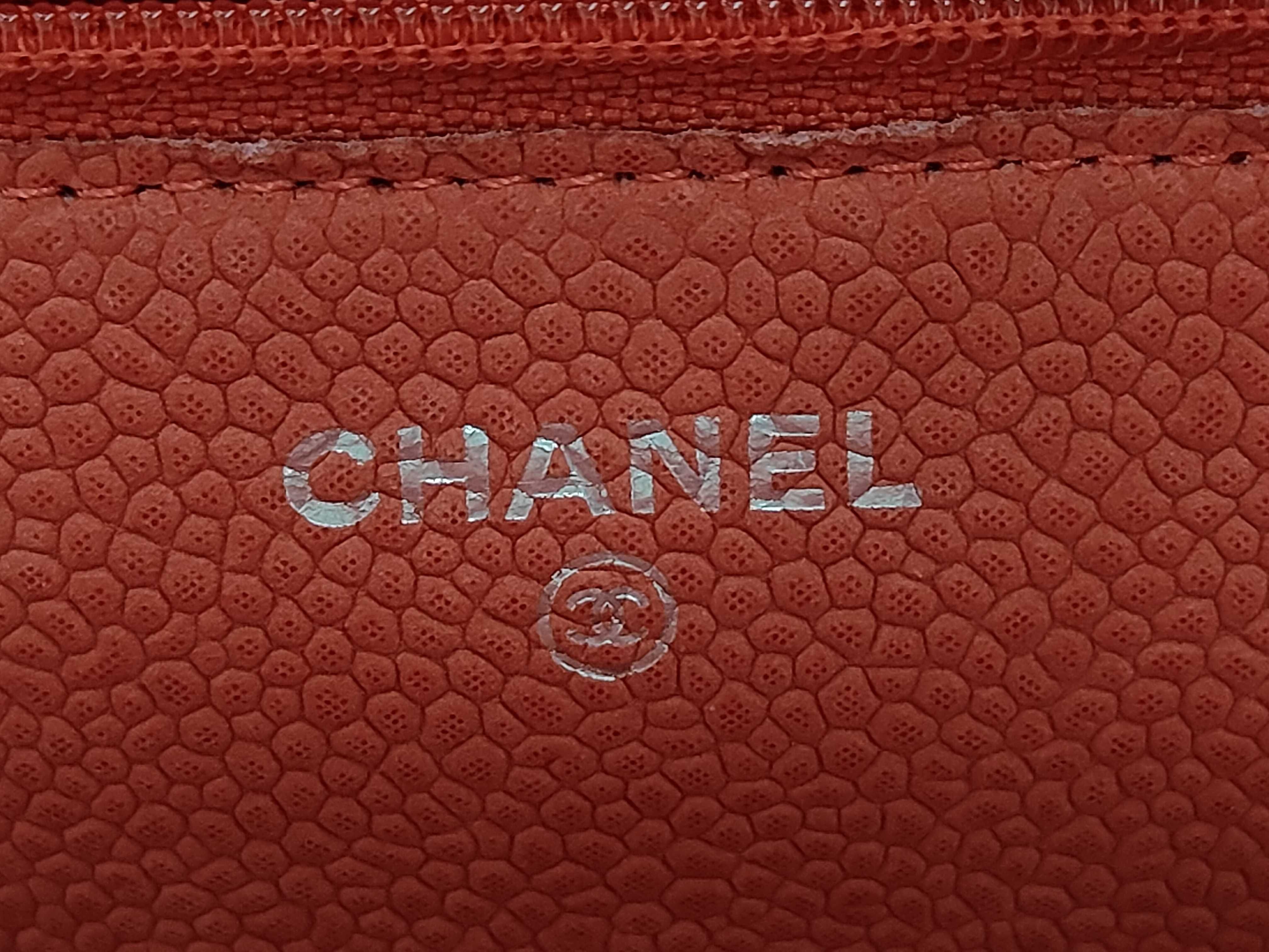 WOC Red Quilted Calf Leather Shoulder Bag — view 8