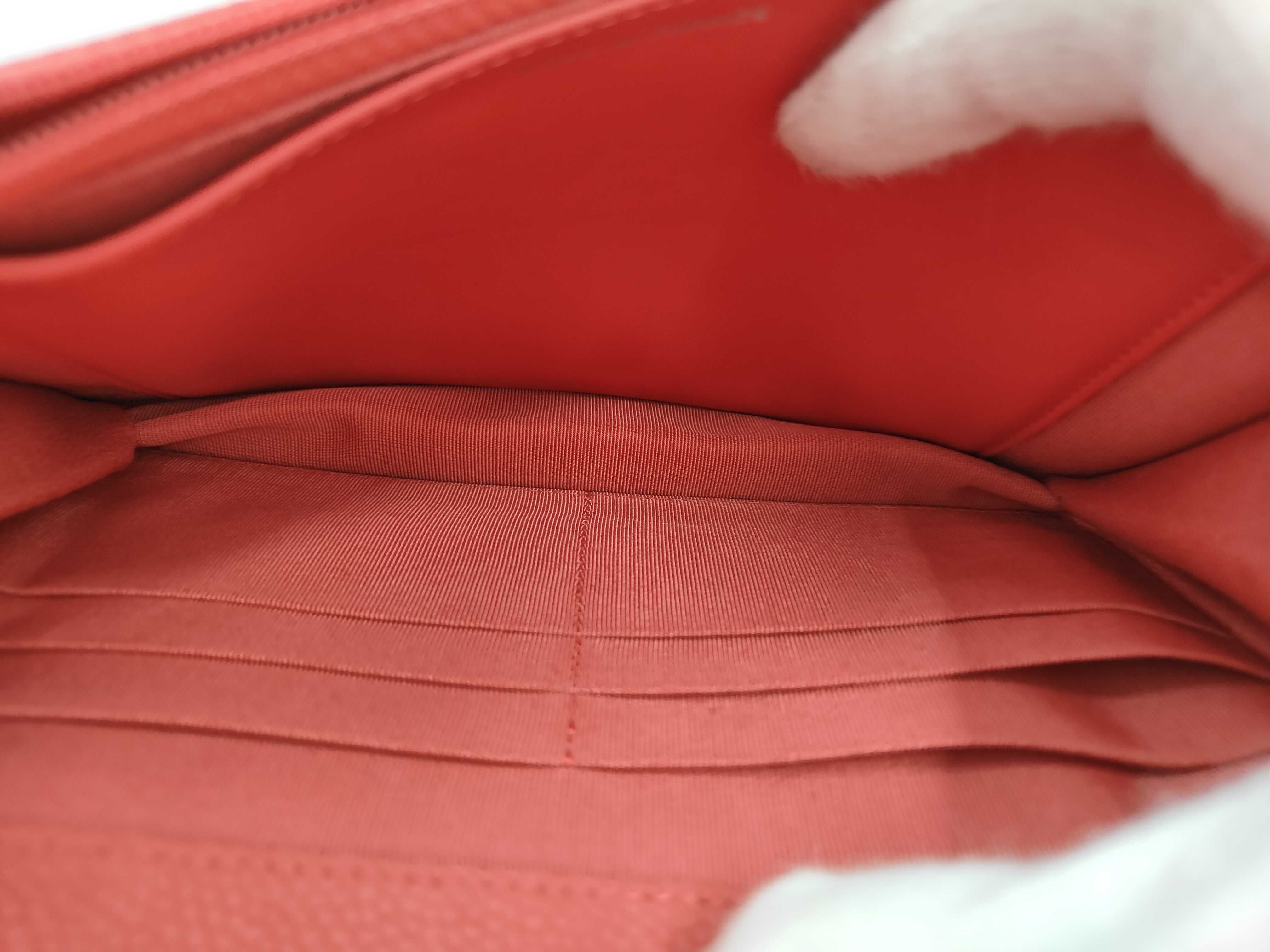 WOC Red Quilted Calf Leather Shoulder Bag — view 9