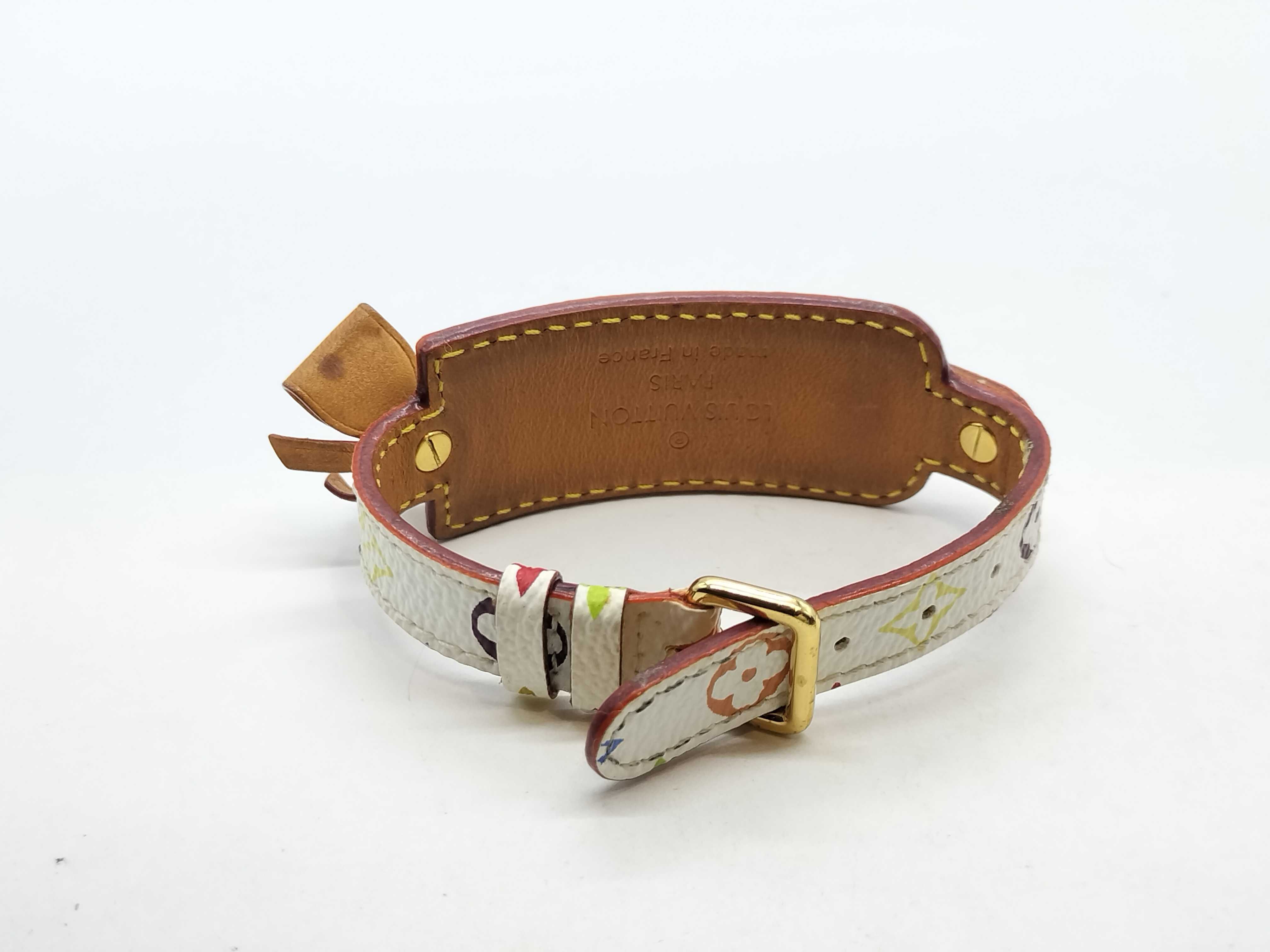 Monogram Multicolor Leather Bracelet/Bangle — view 3