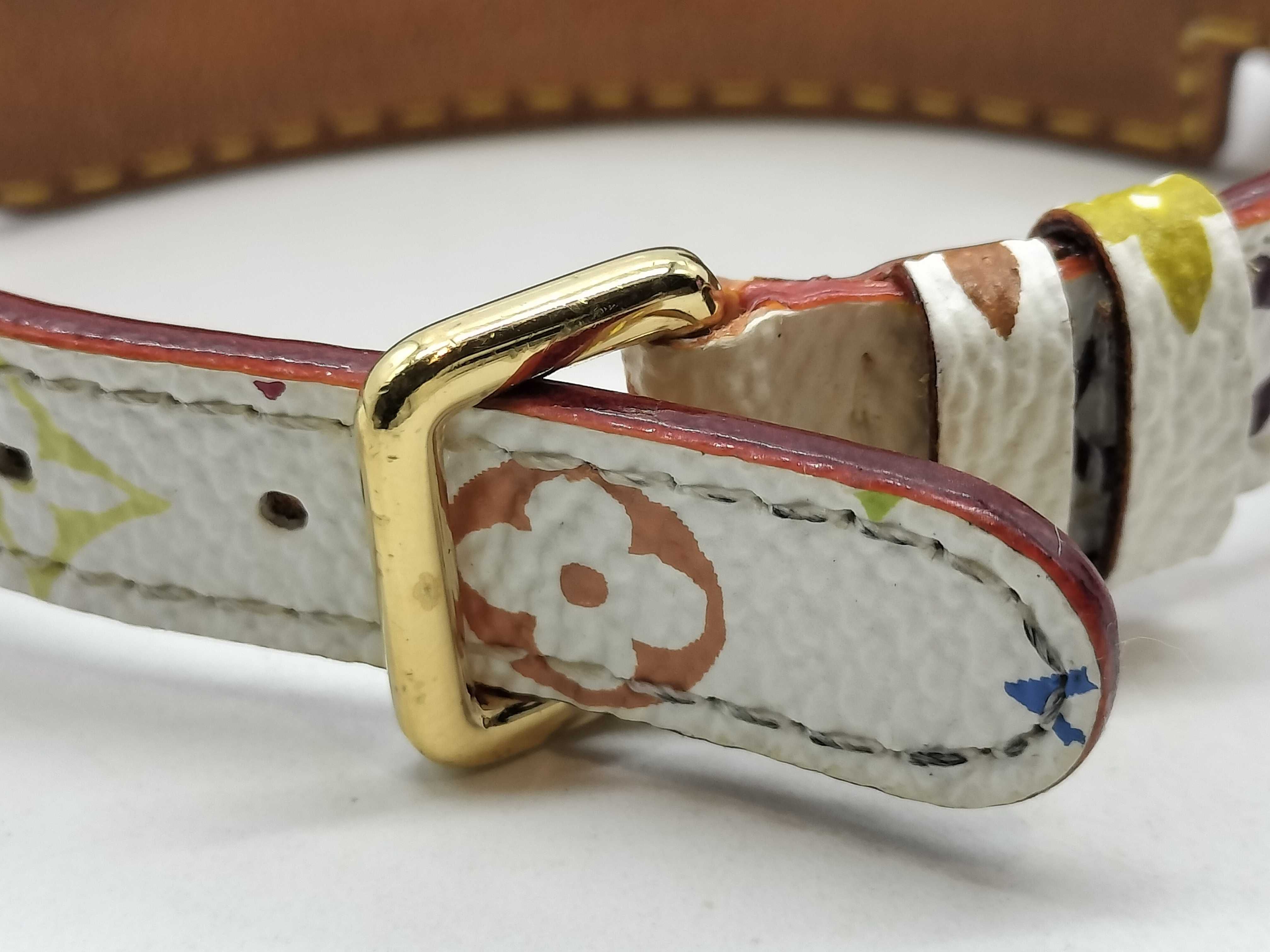 Monogram Multicolor Leather Bracelet/Bangle — view 5