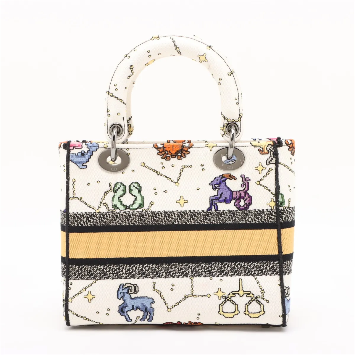 Lady Delight Medium Canvas 2WAY Handbag White — view 2