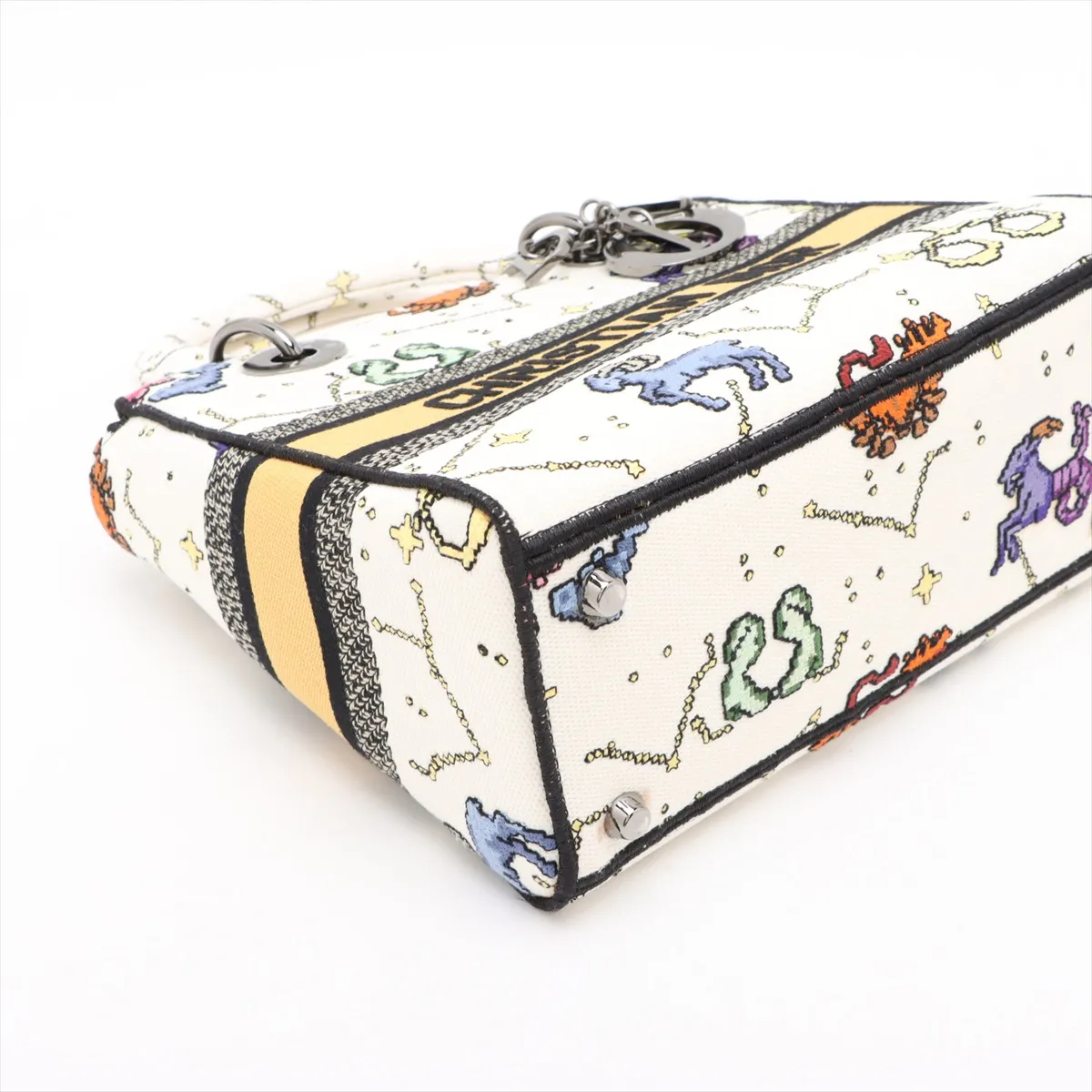 Lady Delight Medium Canvas 2WAY Handbag White — view 4
