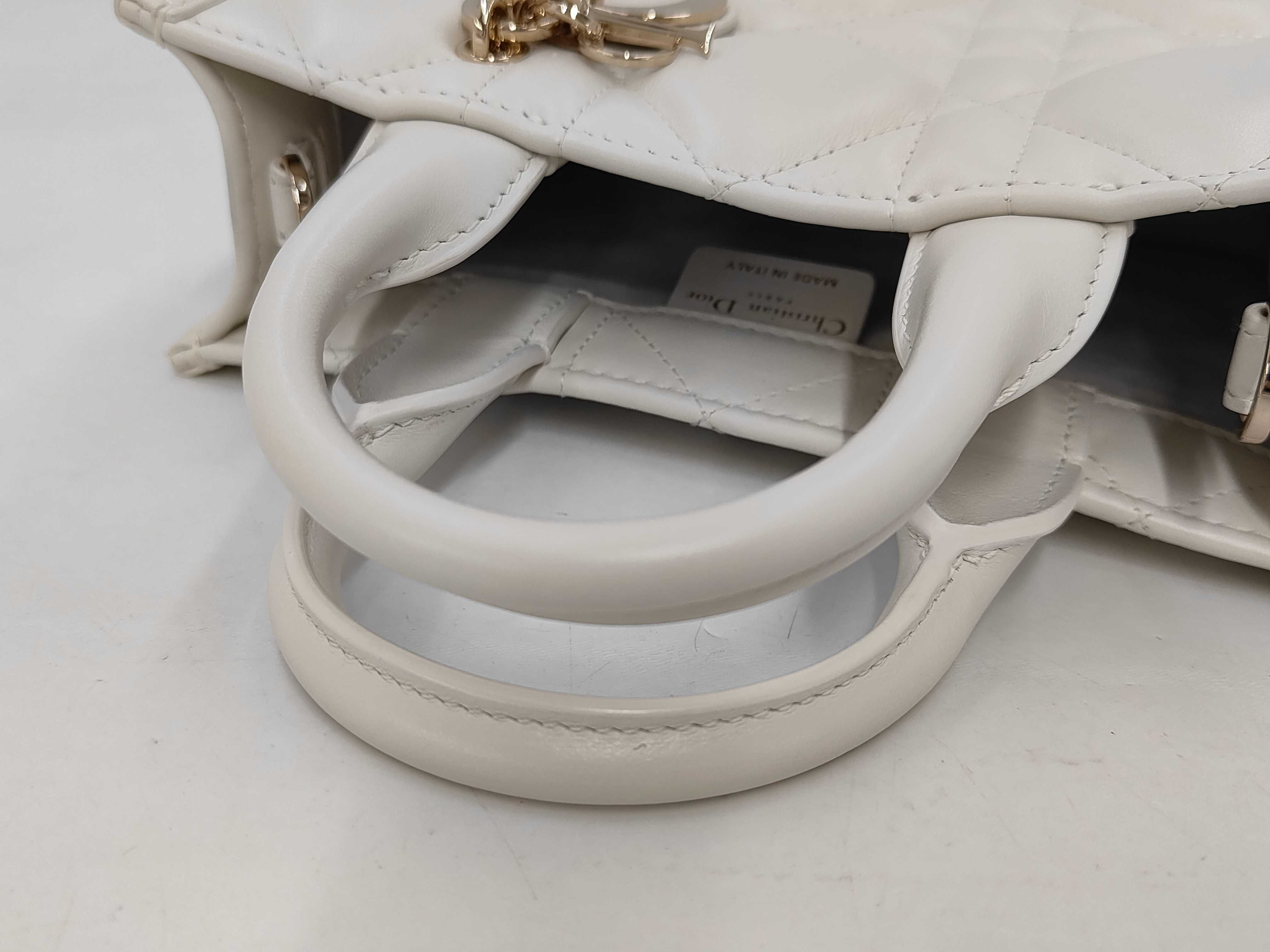 BAG CANNAGE MICRO CALFSKIN BOOK TOTE MINI 2WAY HAND BAG WHITE 62MA-0254 Shoulder Bag — view 3