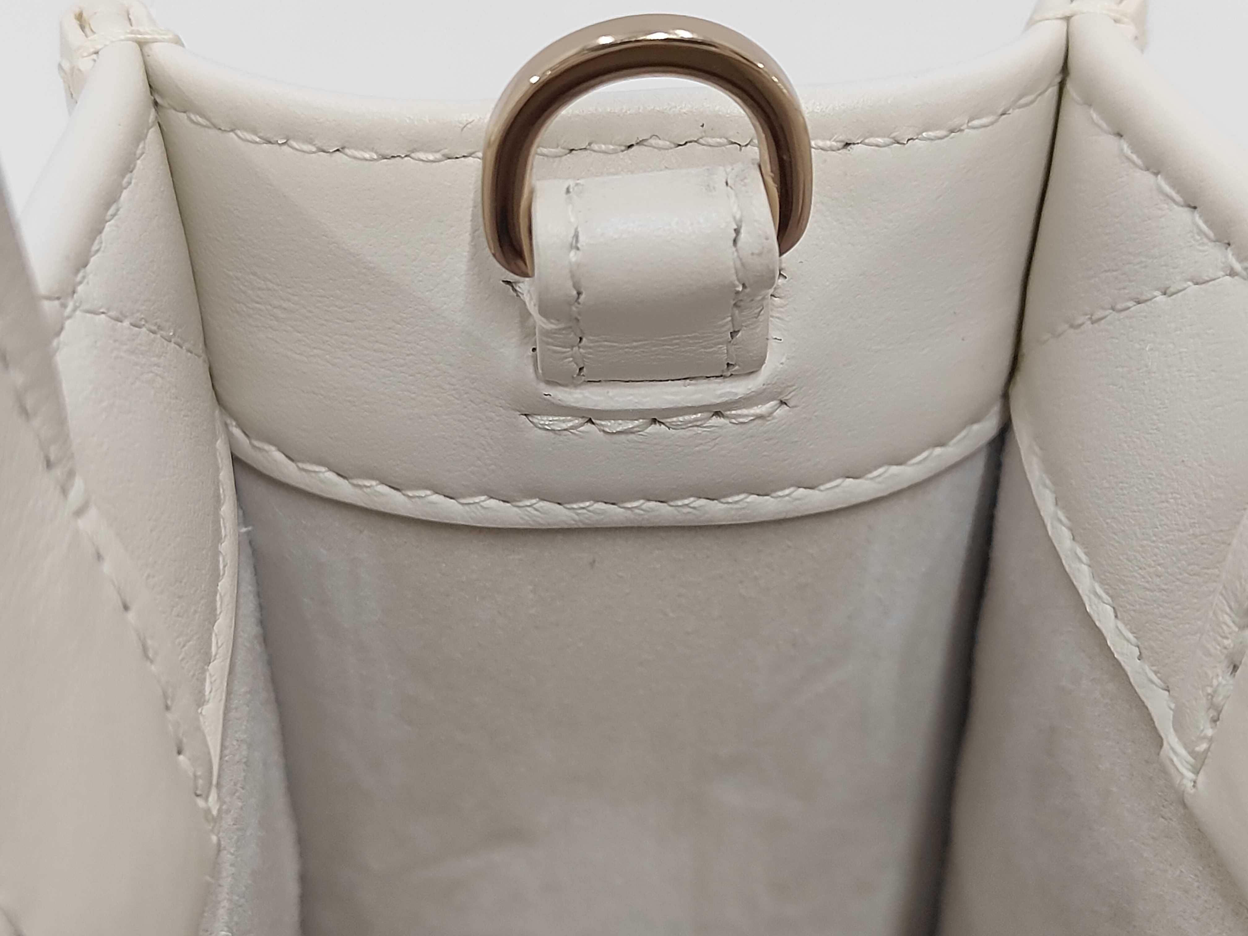 BAG CANNAGE MICRO CALFSKIN BOOK TOTE MINI 2WAY HAND BAG WHITE 62MA-0254 Shoulder Bag — view 8