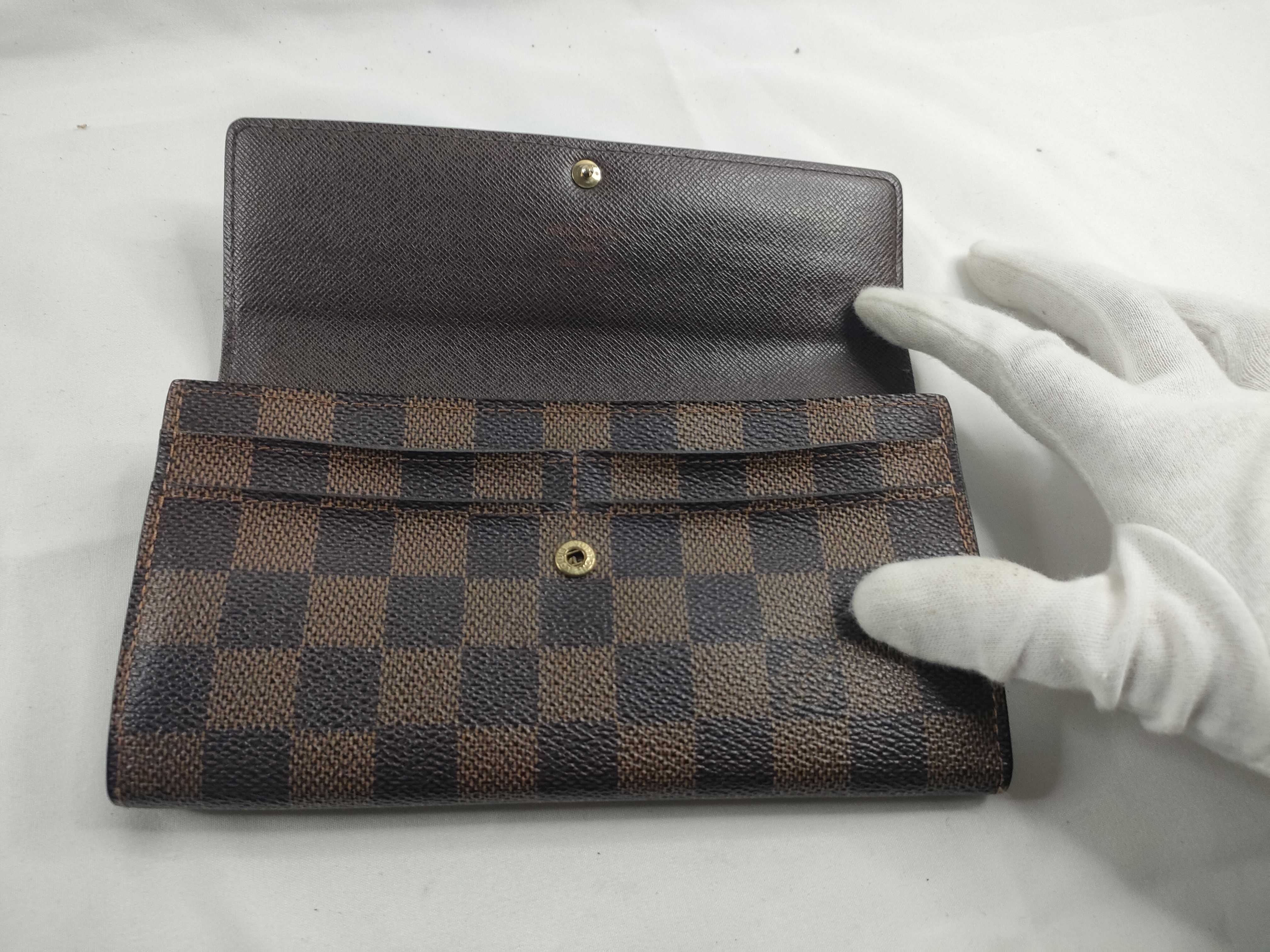 Damier LV Damier Portefeuille Sarah Long Wallet N61734 Wallet — view 8