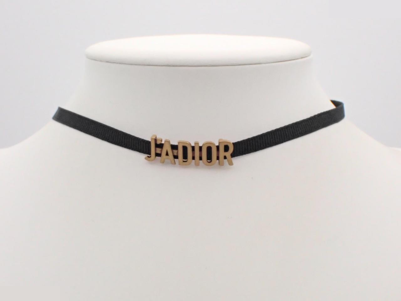 J'ADIOR choker, black, chain approximately 38cm — view 2