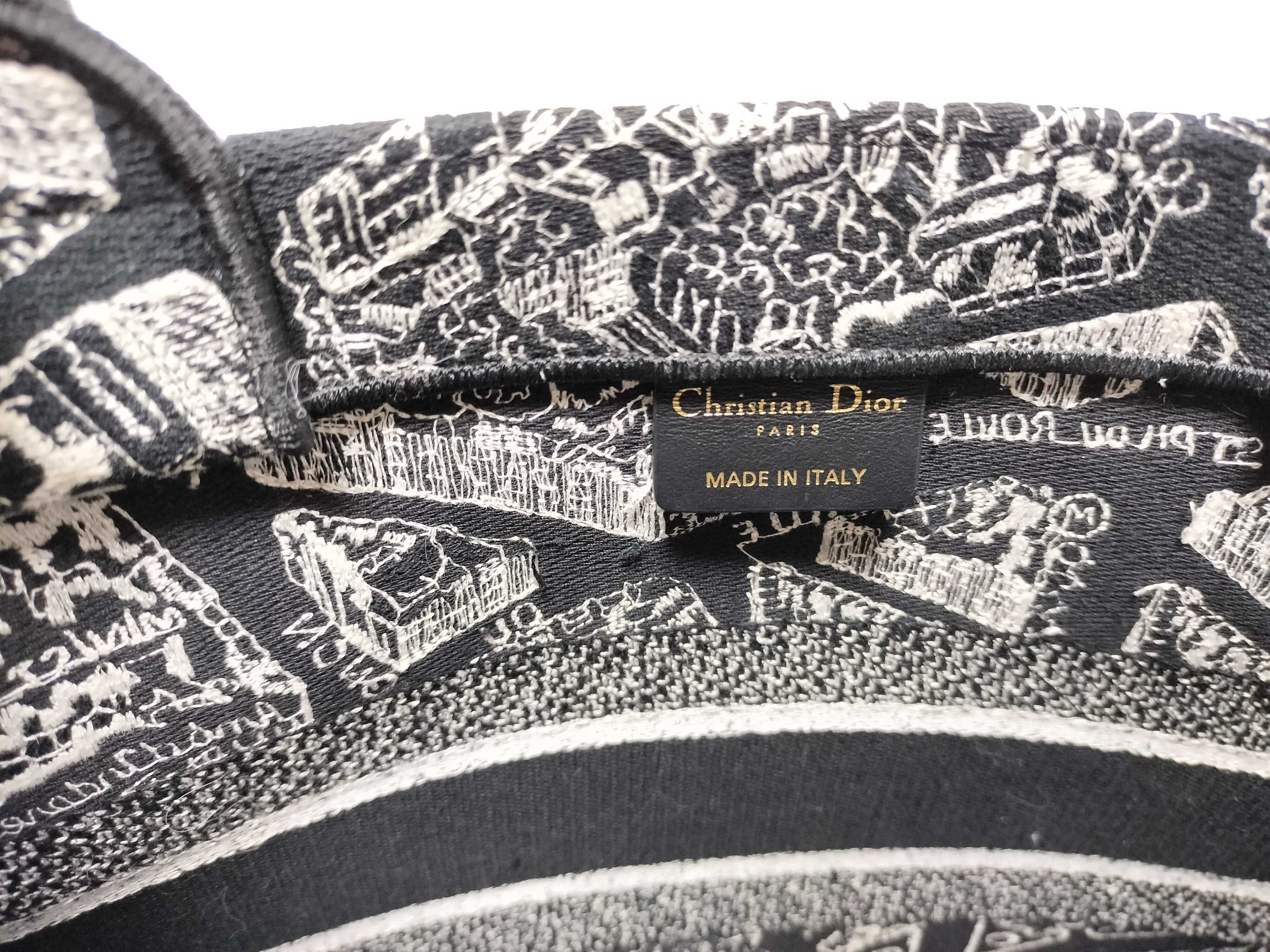 C. Book Tote Medium Black Tote Bag — view 9