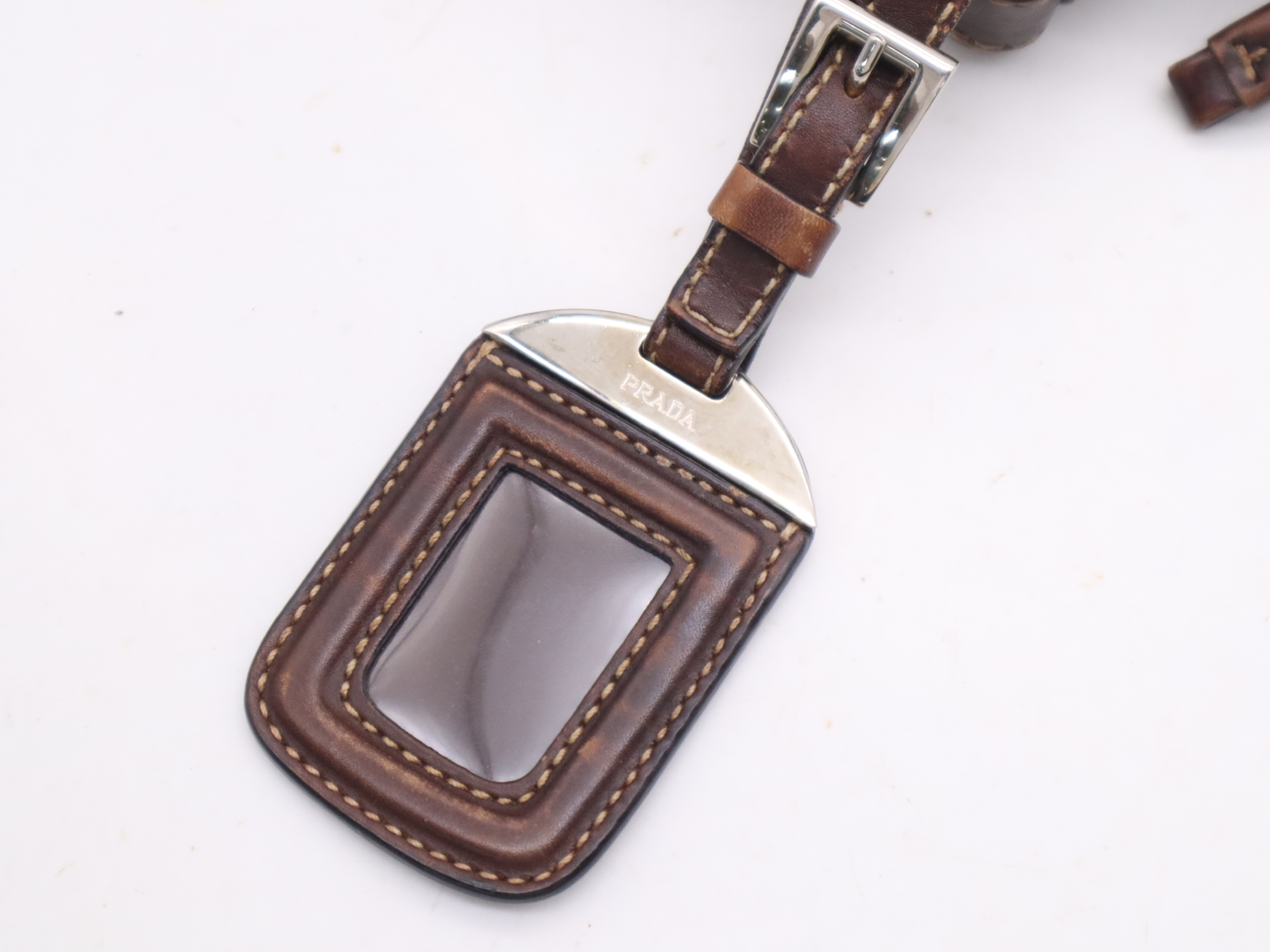 BT0534 Canvas x Leather Logo Jacquard Shoulder Bag Beige Silver Hardware Shoulder Bag — view 14