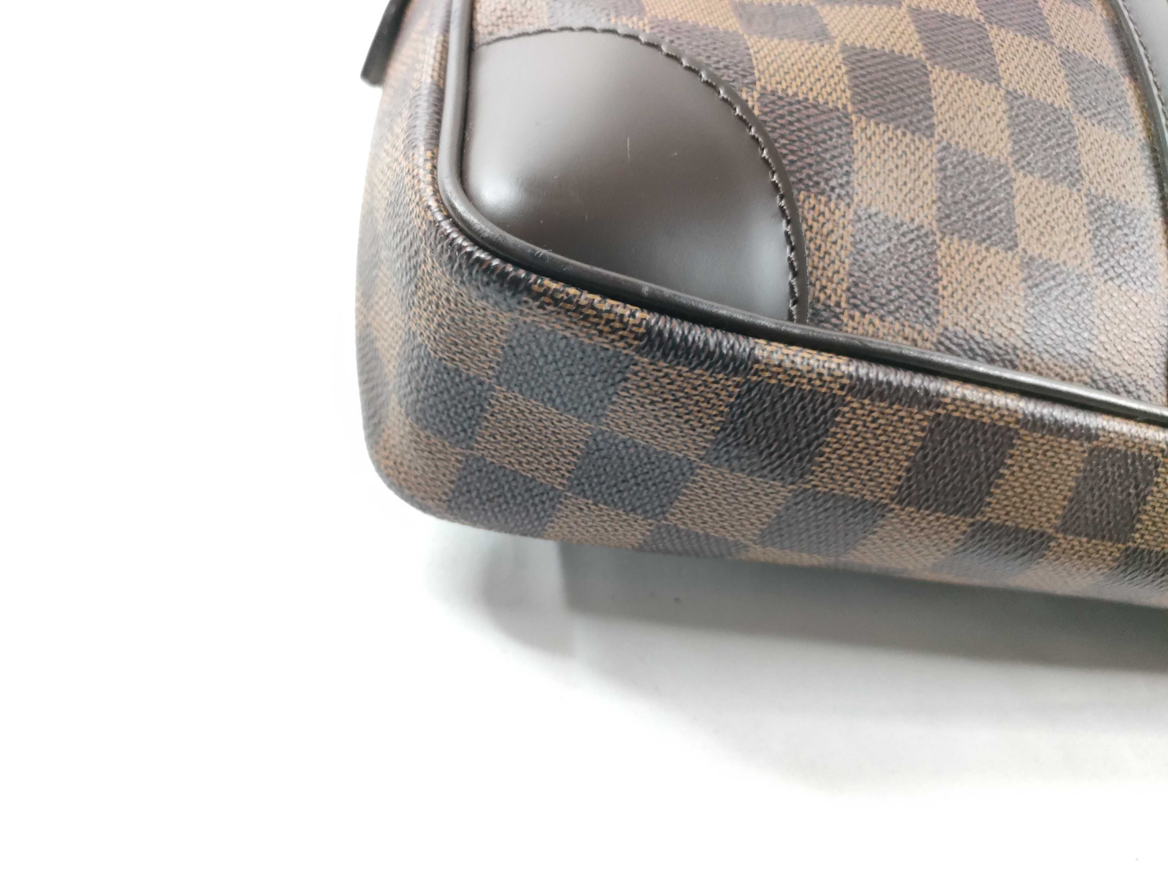 Damier Vuitton Damier Port Document Voyage N41124 Brown RI4150 Business Bag — view 3