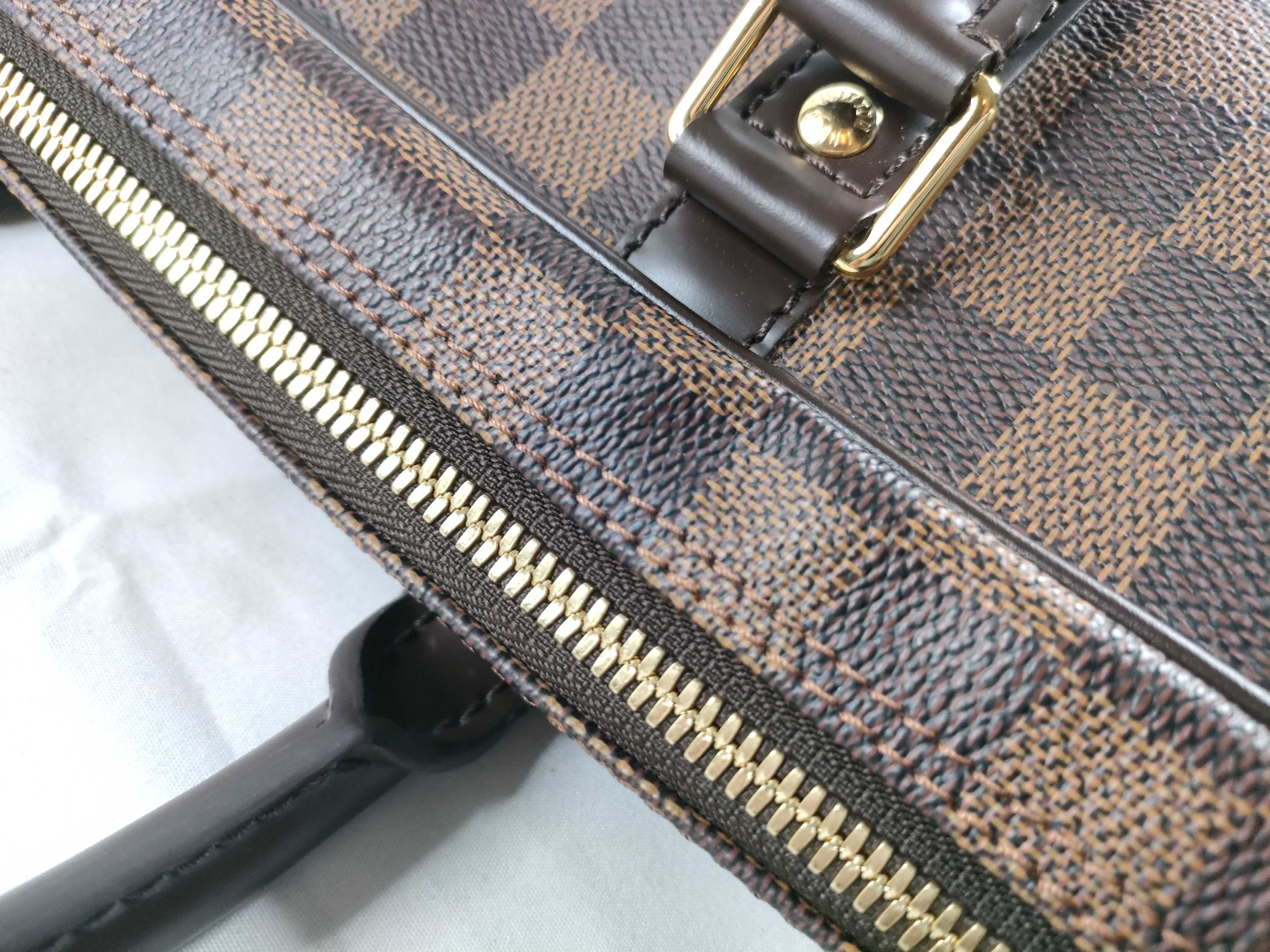 Damier Vuitton Damier Port Document Voyage N41124 Brown RI4150 Business Bag — view 8