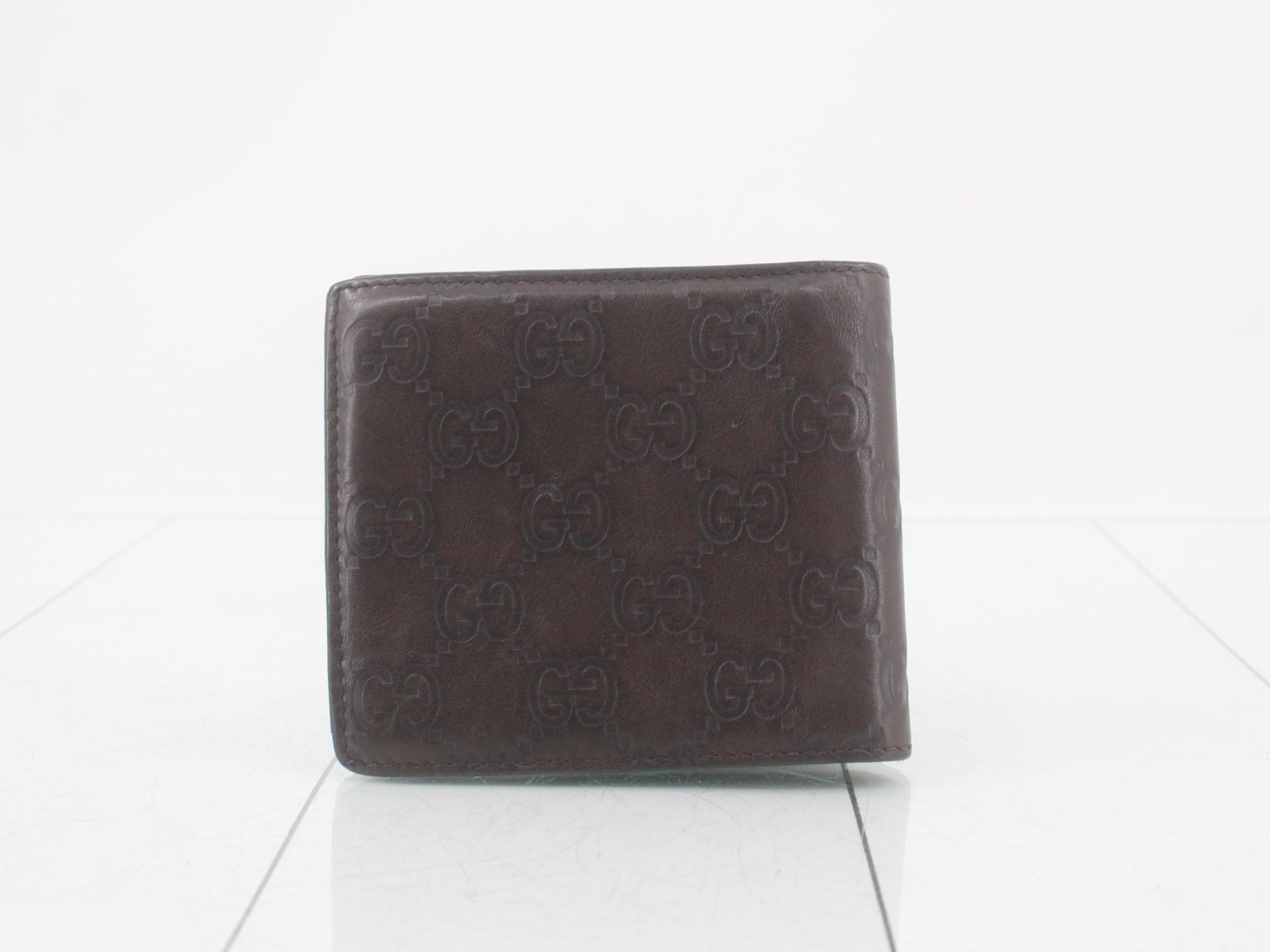 Bi-fold wallet, dark brown — view 2