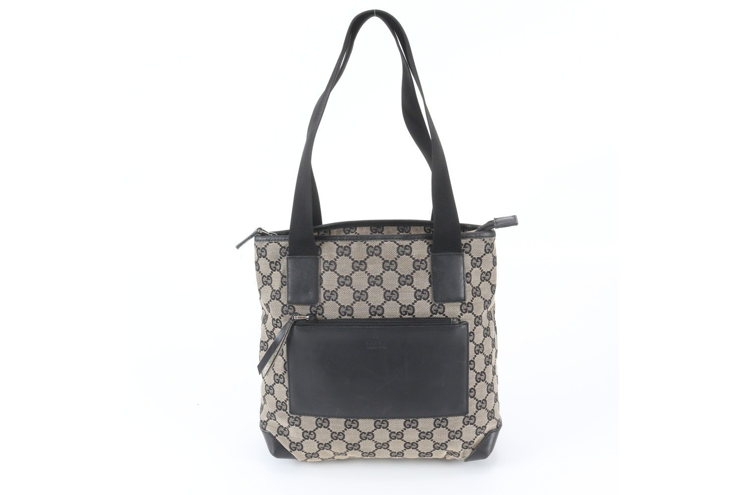 GG Canvas 019 0402 Leather Tote Bag