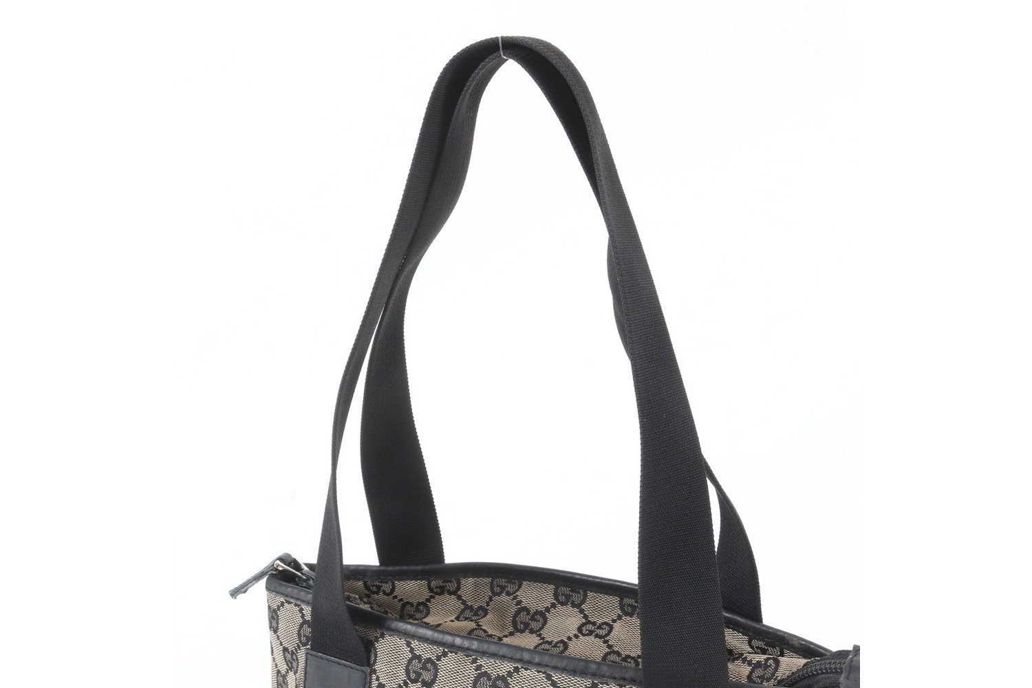 GG Canvas 019 0402 Leather Tote Bag — view 2