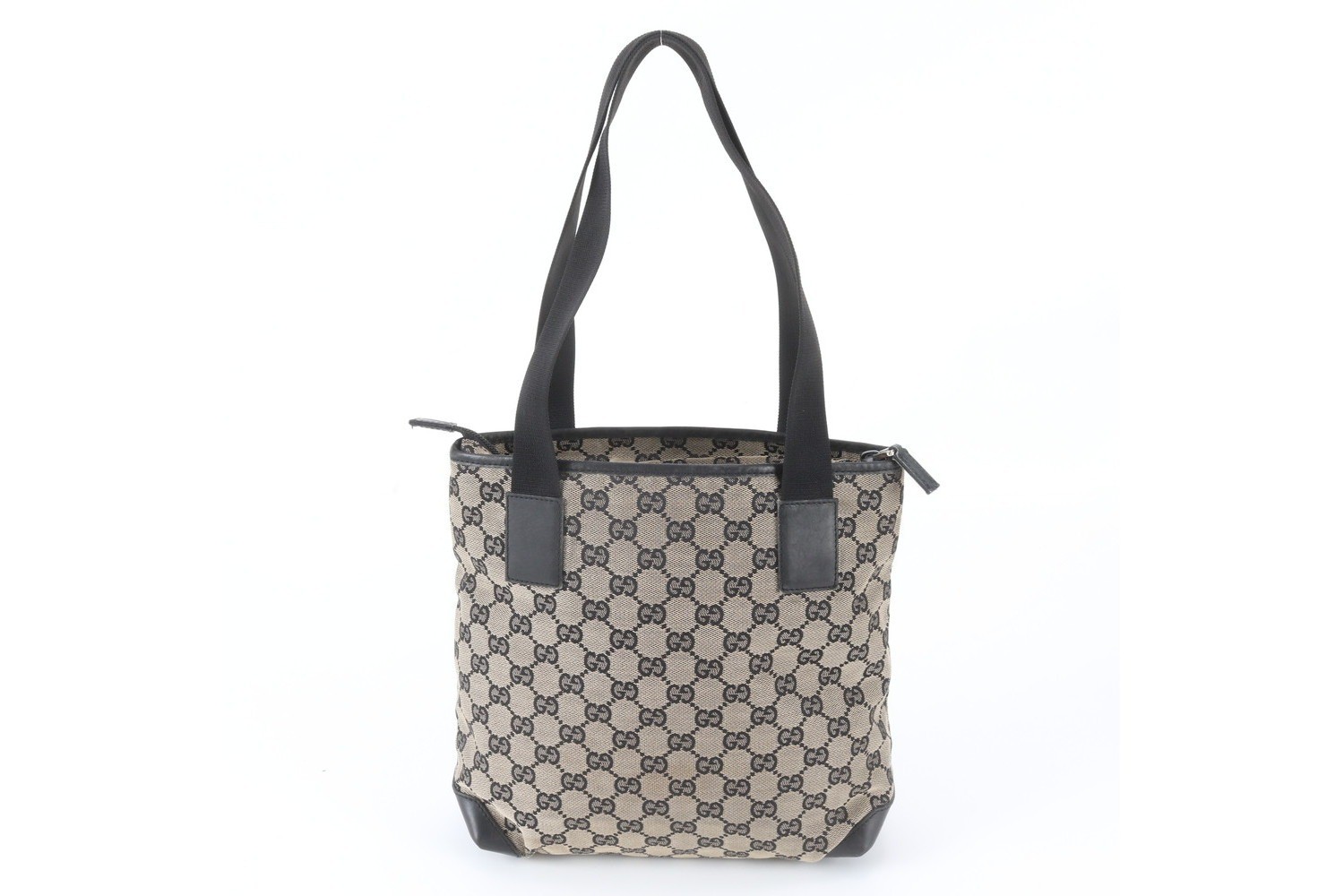 GG Canvas 019 0402 Leather Tote Bag — view 3