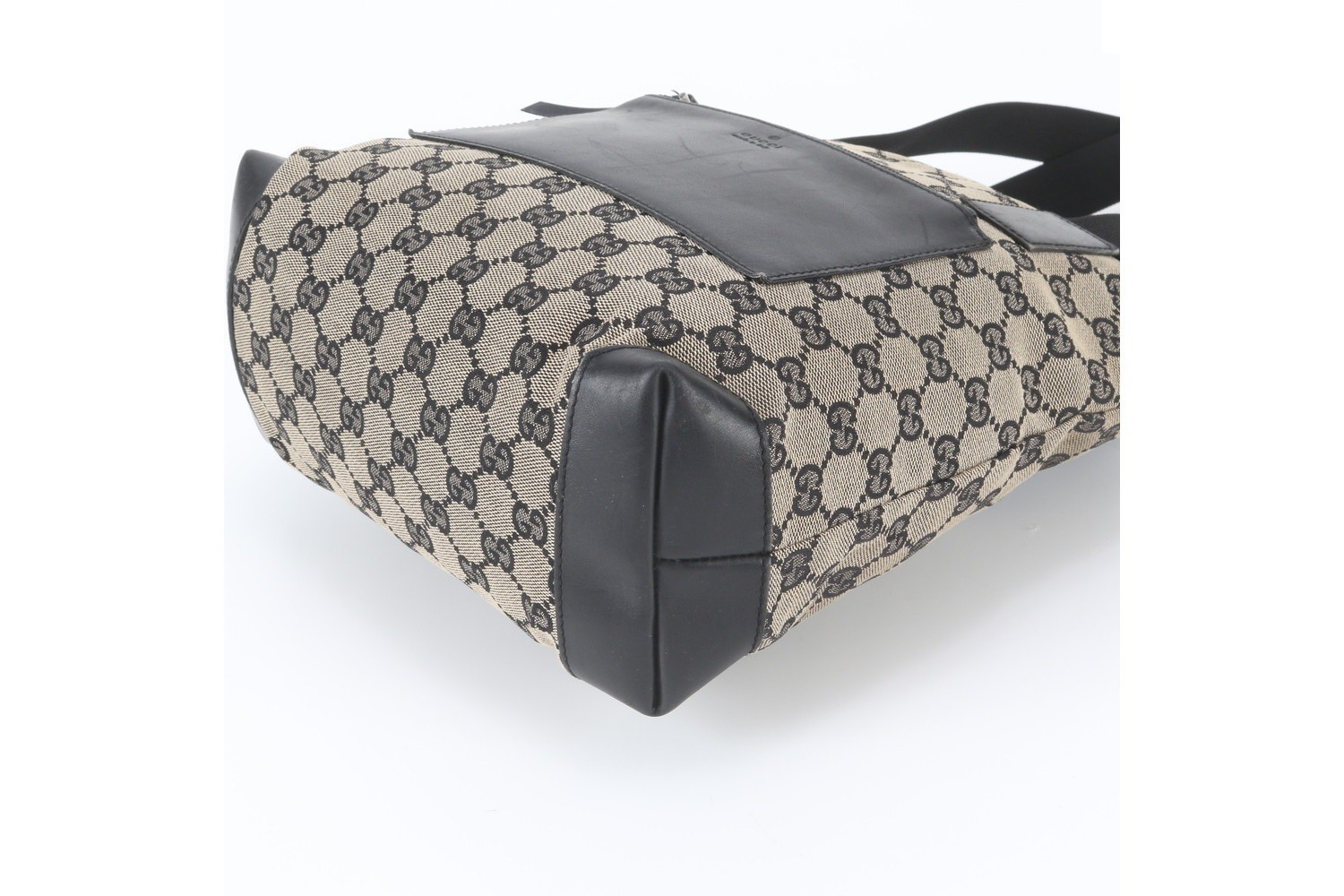 GG Canvas 019 0402 Leather Tote Bag — view 4