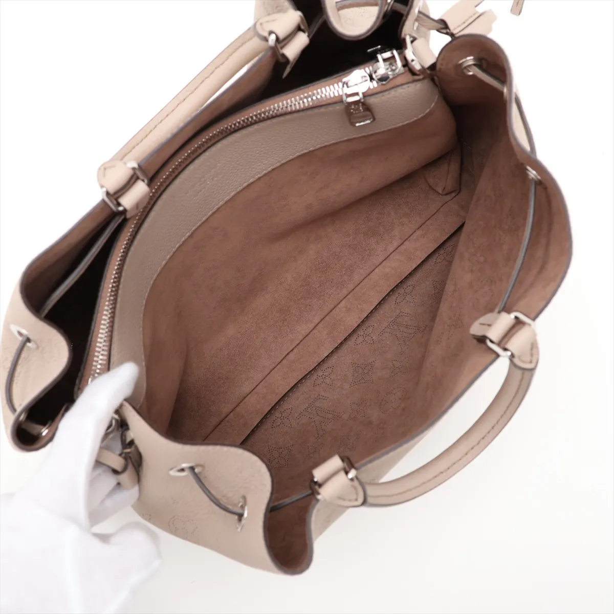 Mahina Bella Tote M59203 Beige (RFID detected) — view 7