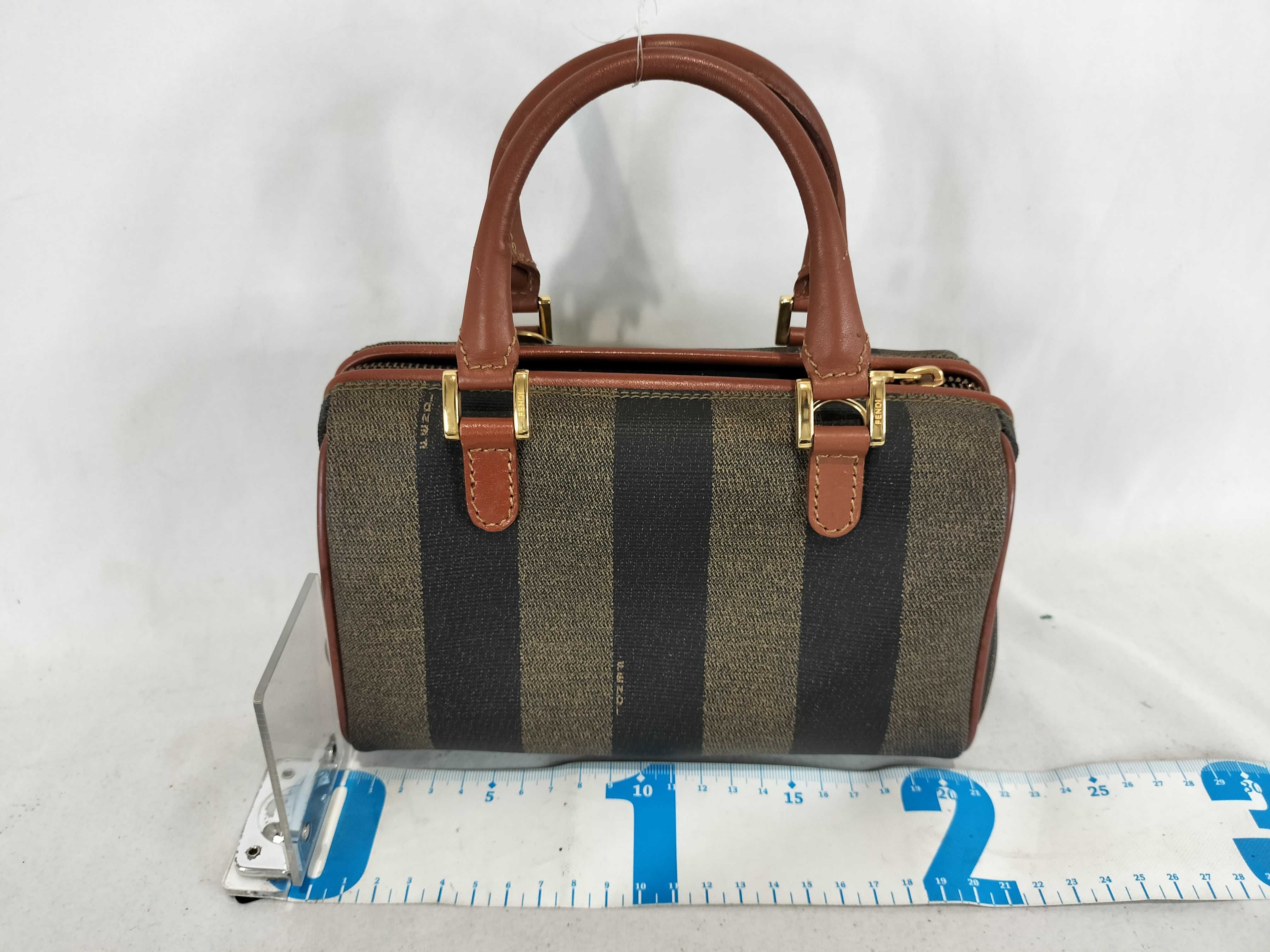Pecan Pattern Mini Boston Bag Handbag — view 3