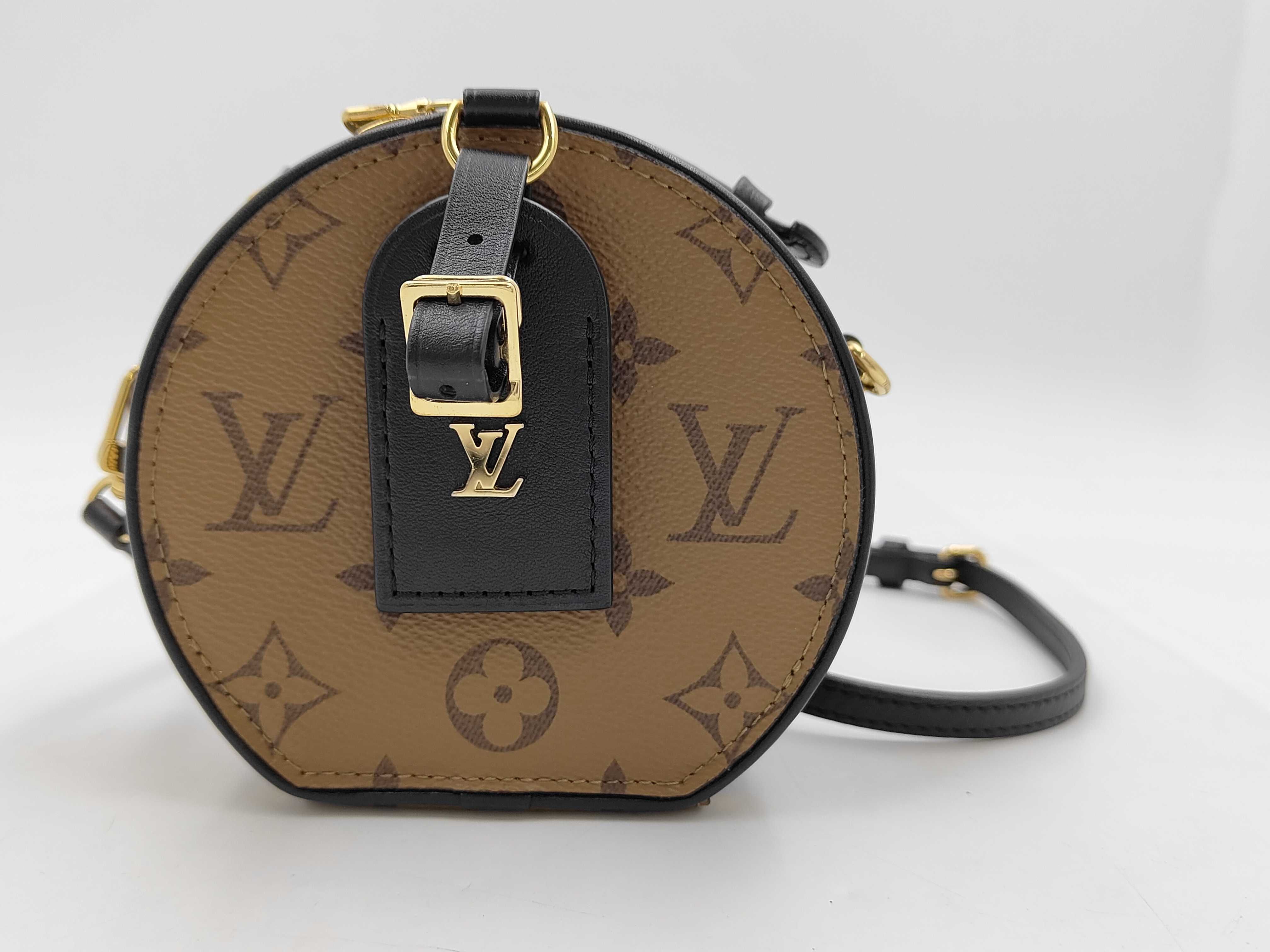 Mini Boite Chapeau M68276 Brown Shoulder Bag