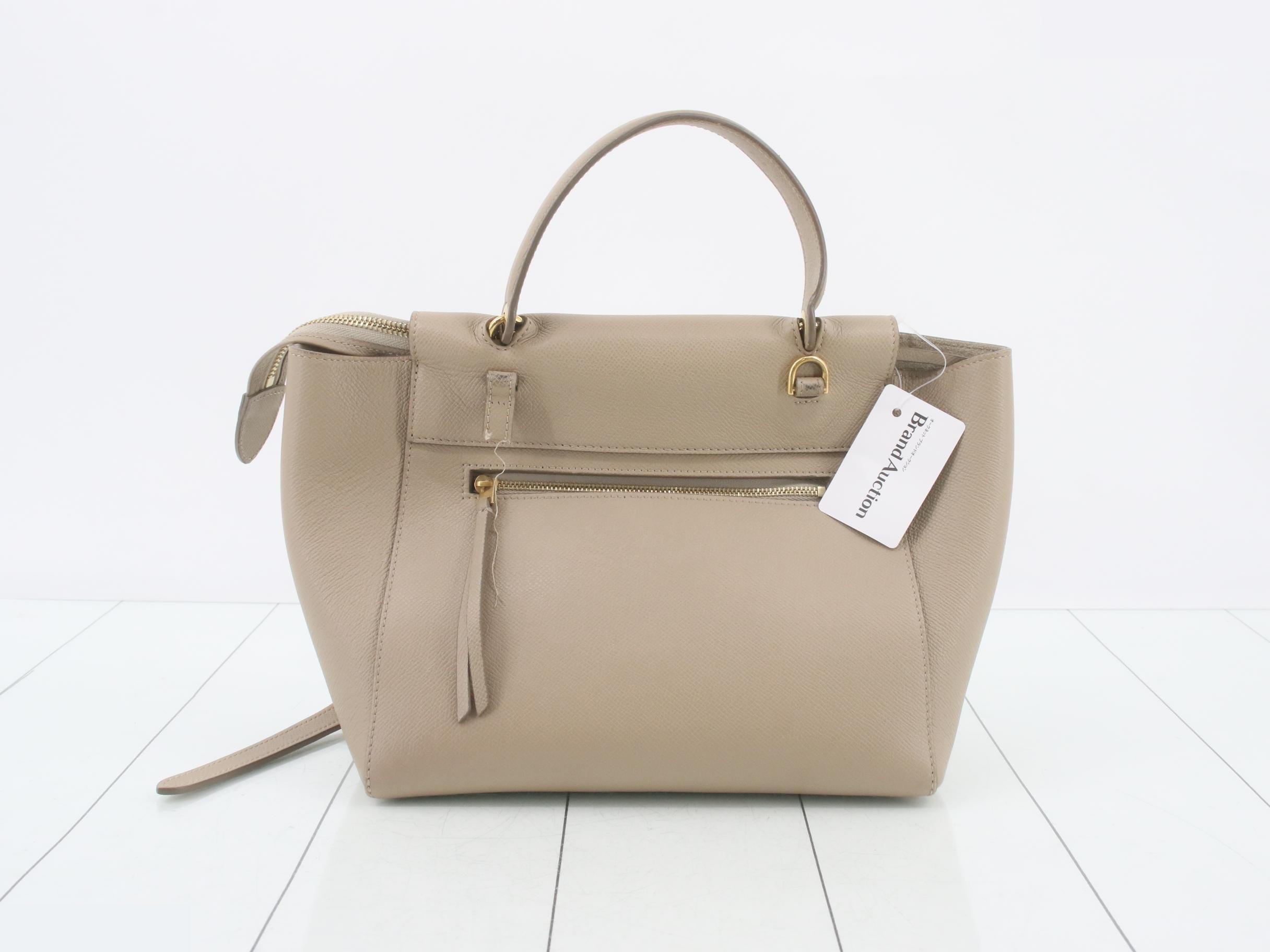 Belt bag micro, beige leather — view 2