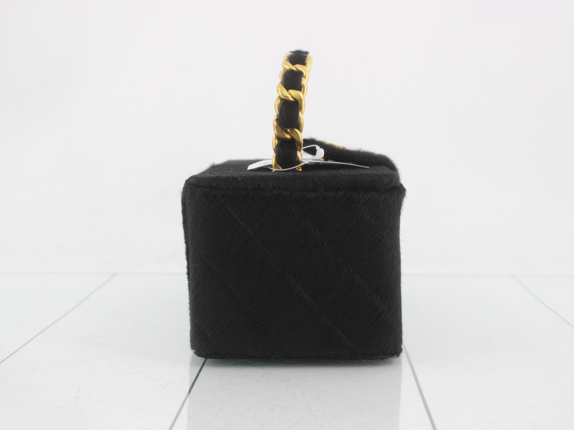 Vanity Bag, Black and Gold — view 4