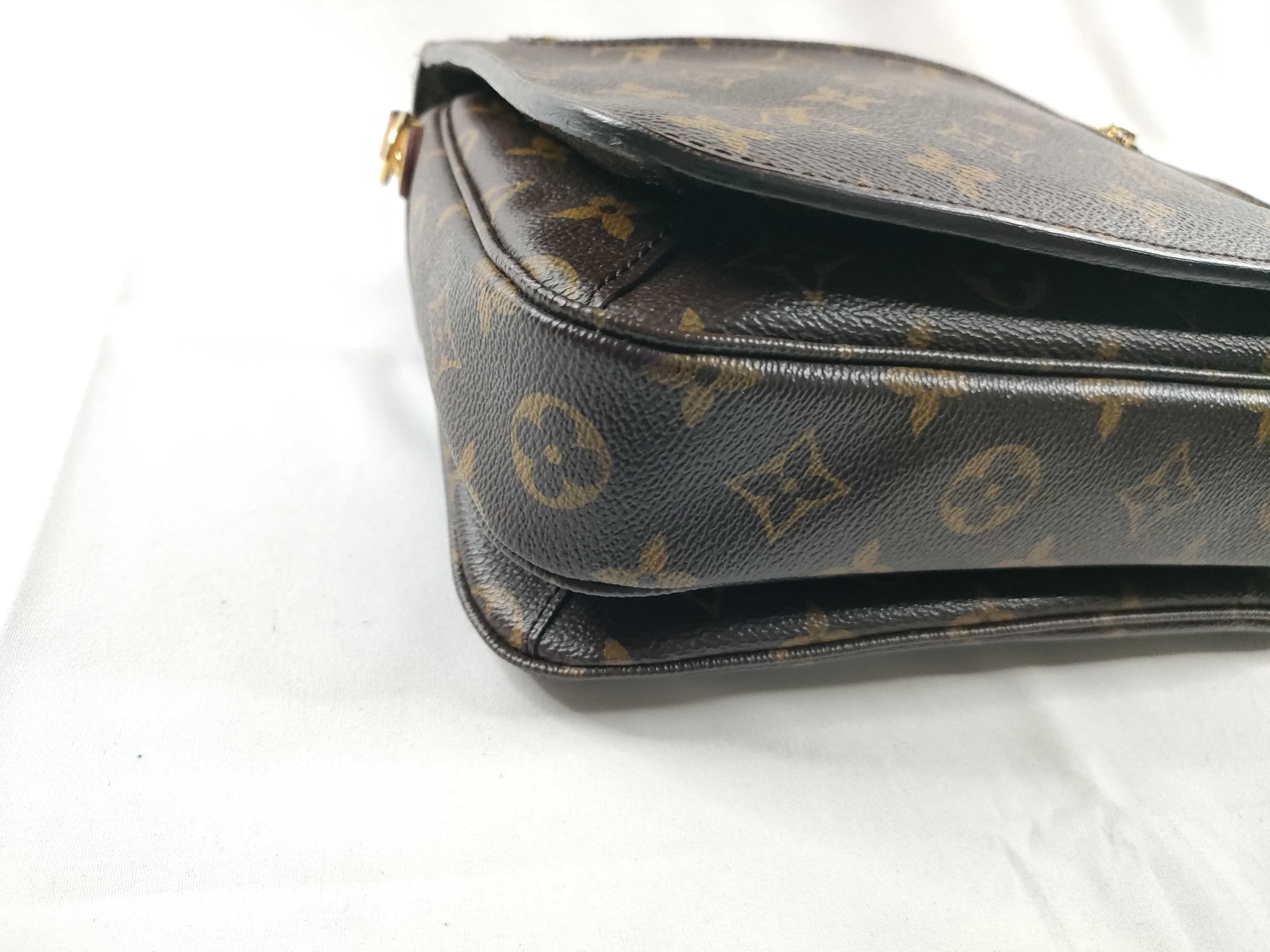 Monogram ID- Monogram Pochette Metis MM M44875 PL4106 Brown with strap #DR41 handbag — view 3