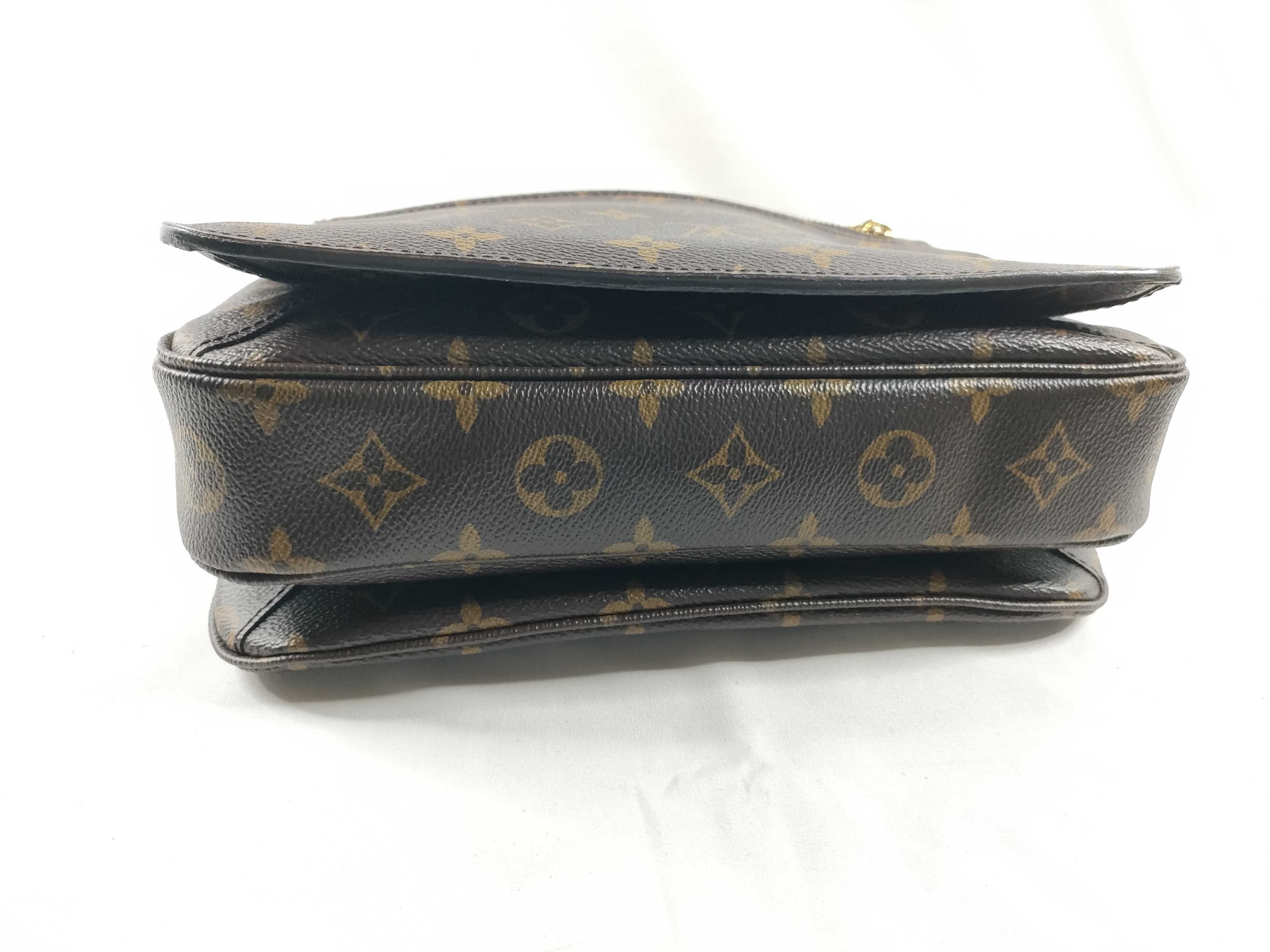 Monogram ID- Monogram Pochette Metis MM M44875 PL4106 Brown with strap #DR41 handbag — view 4