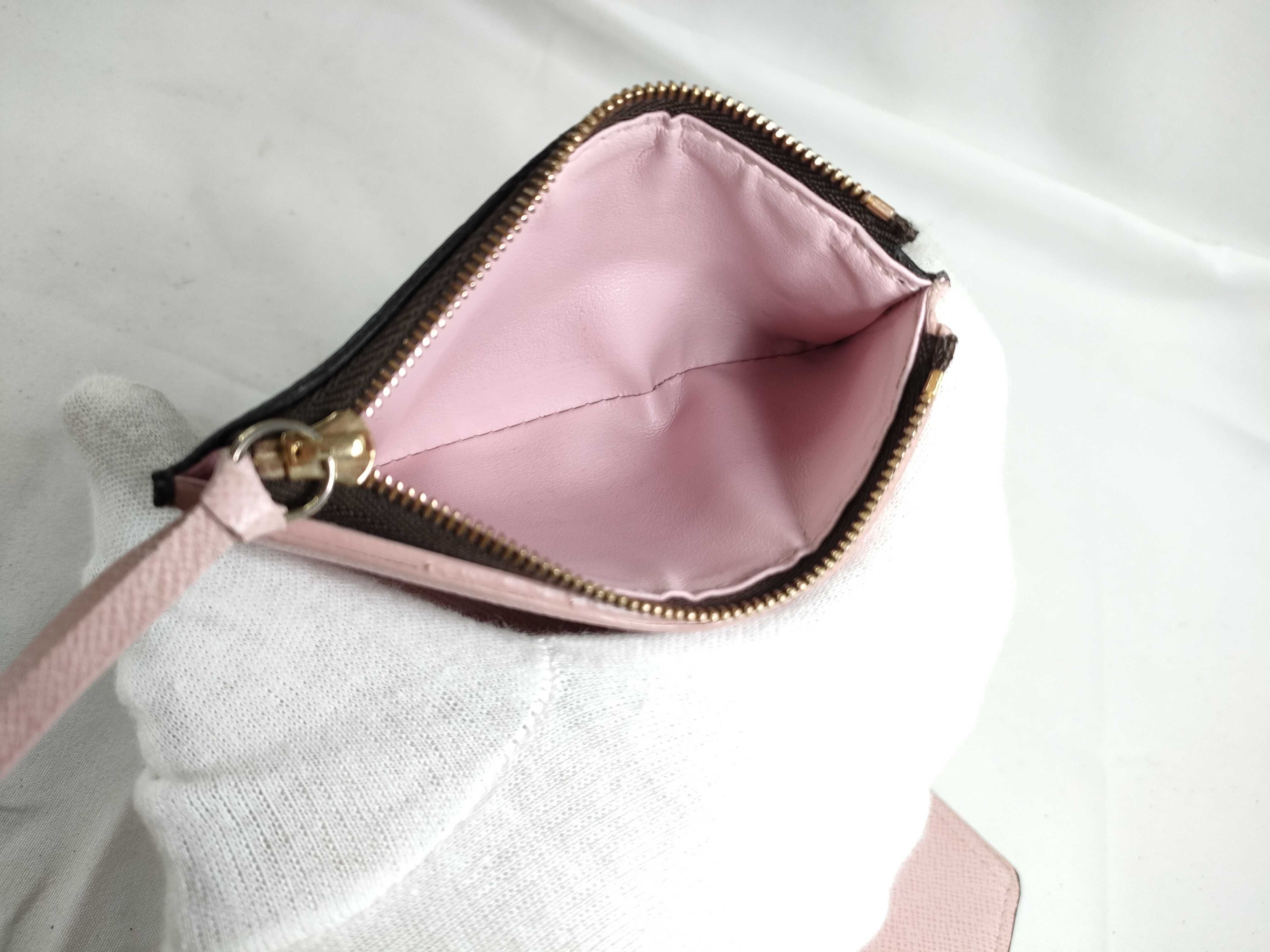 Monogram Louis Vuitton Victorine Rose Ballerine Wallet — view 14