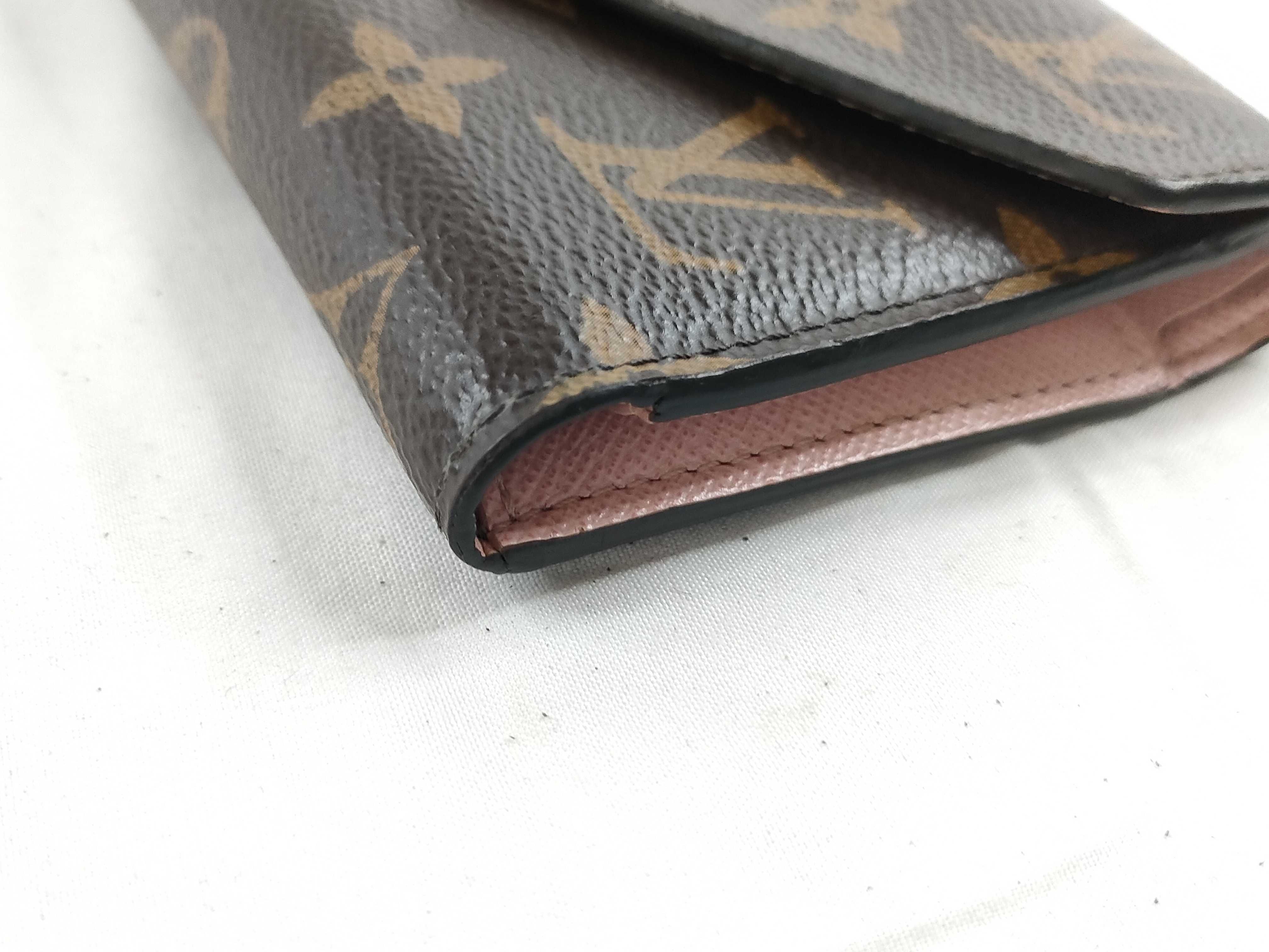 Monogram Louis Vuitton Victorine Rose Ballerine Wallet — view 3