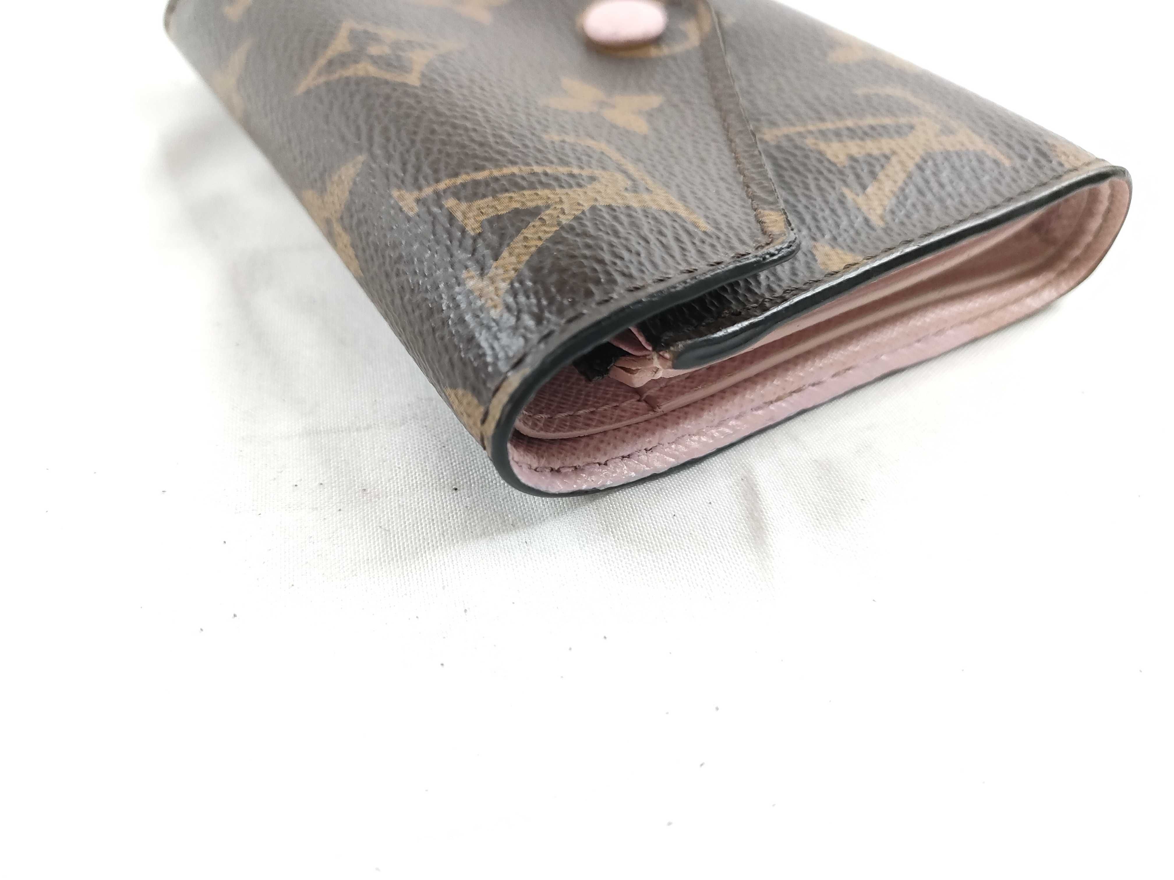 Monogram Louis Vuitton Victorine Rose Ballerine Wallet — view 4
