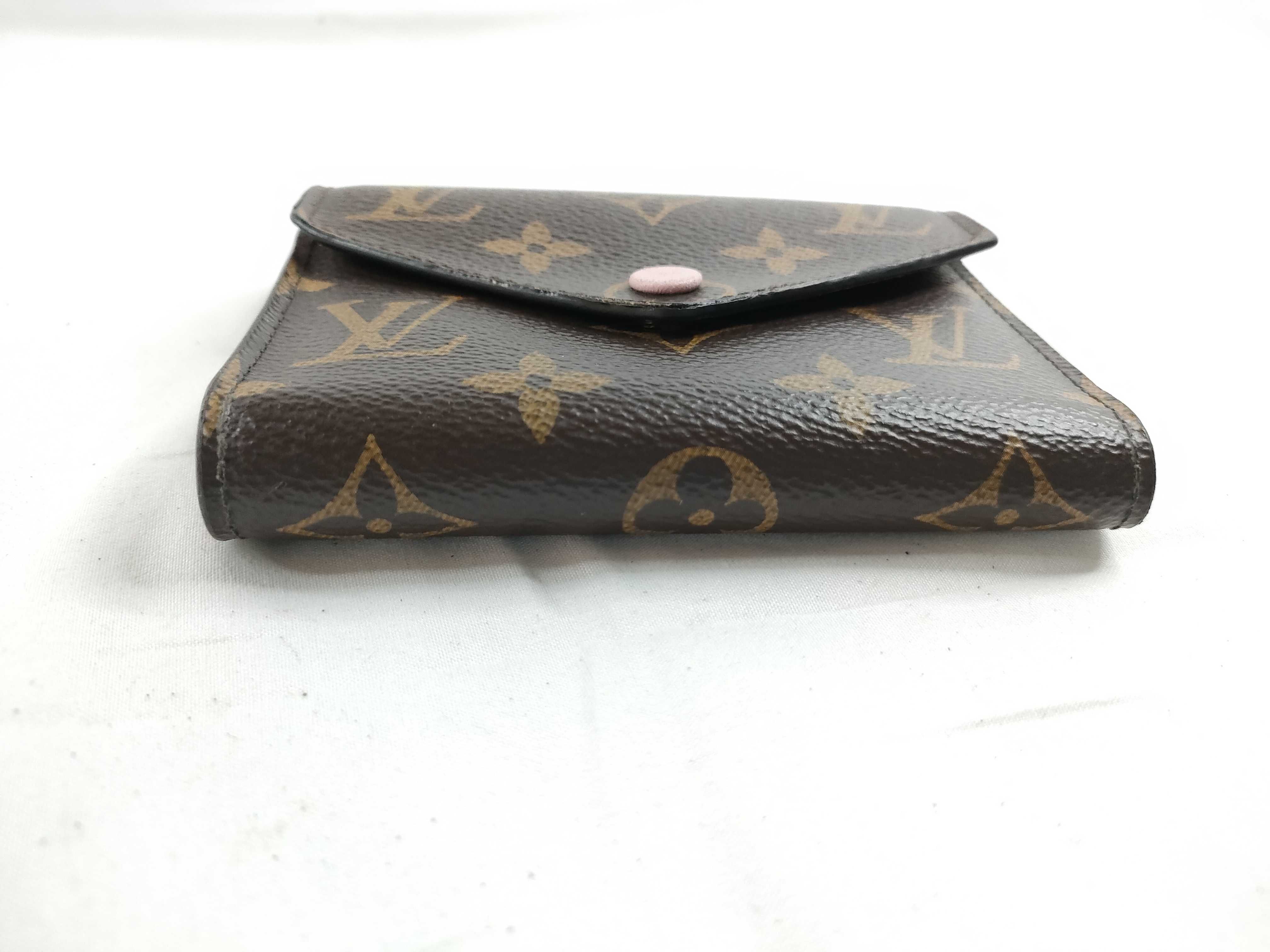 Monogram Louis Vuitton Victorine Rose Ballerine Wallet — view 6