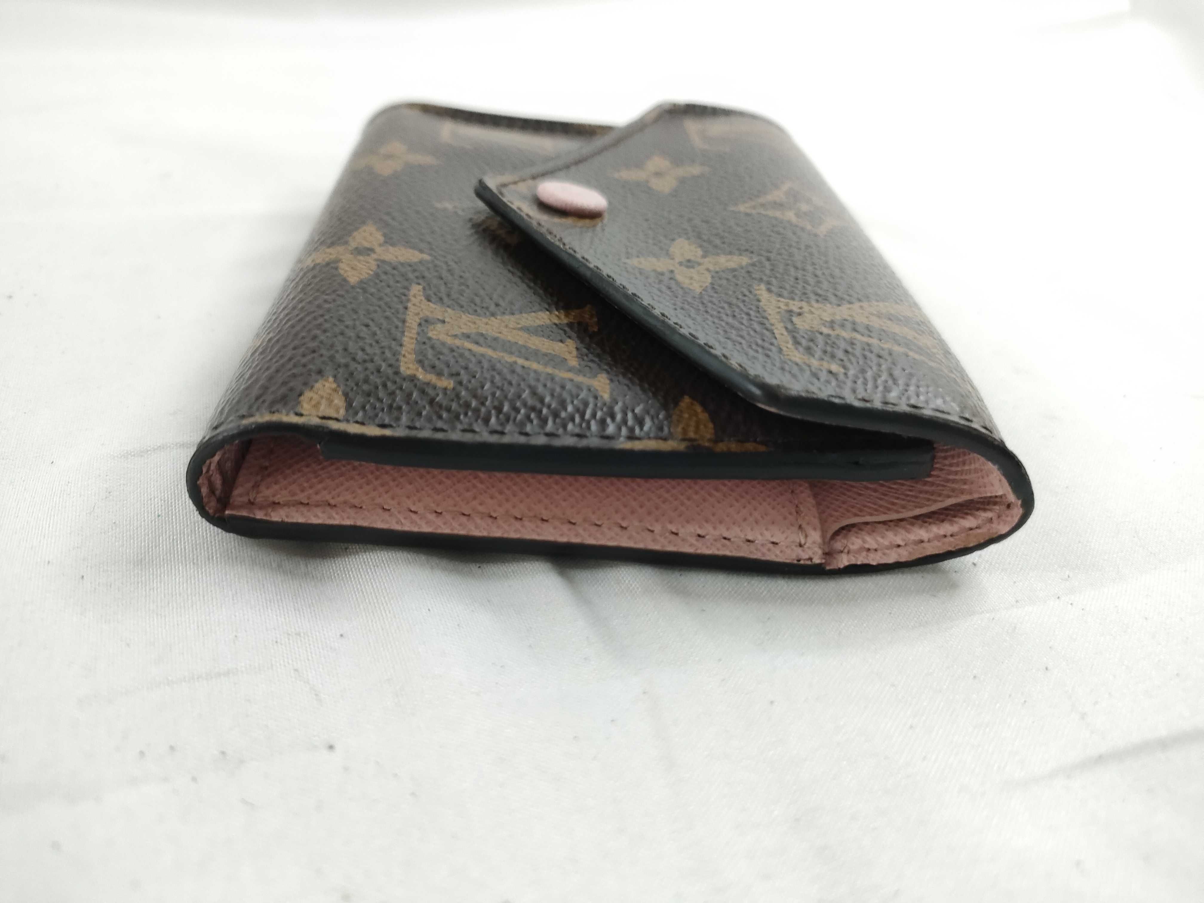 Monogram Louis Vuitton Victorine Rose Ballerine Wallet — view 7