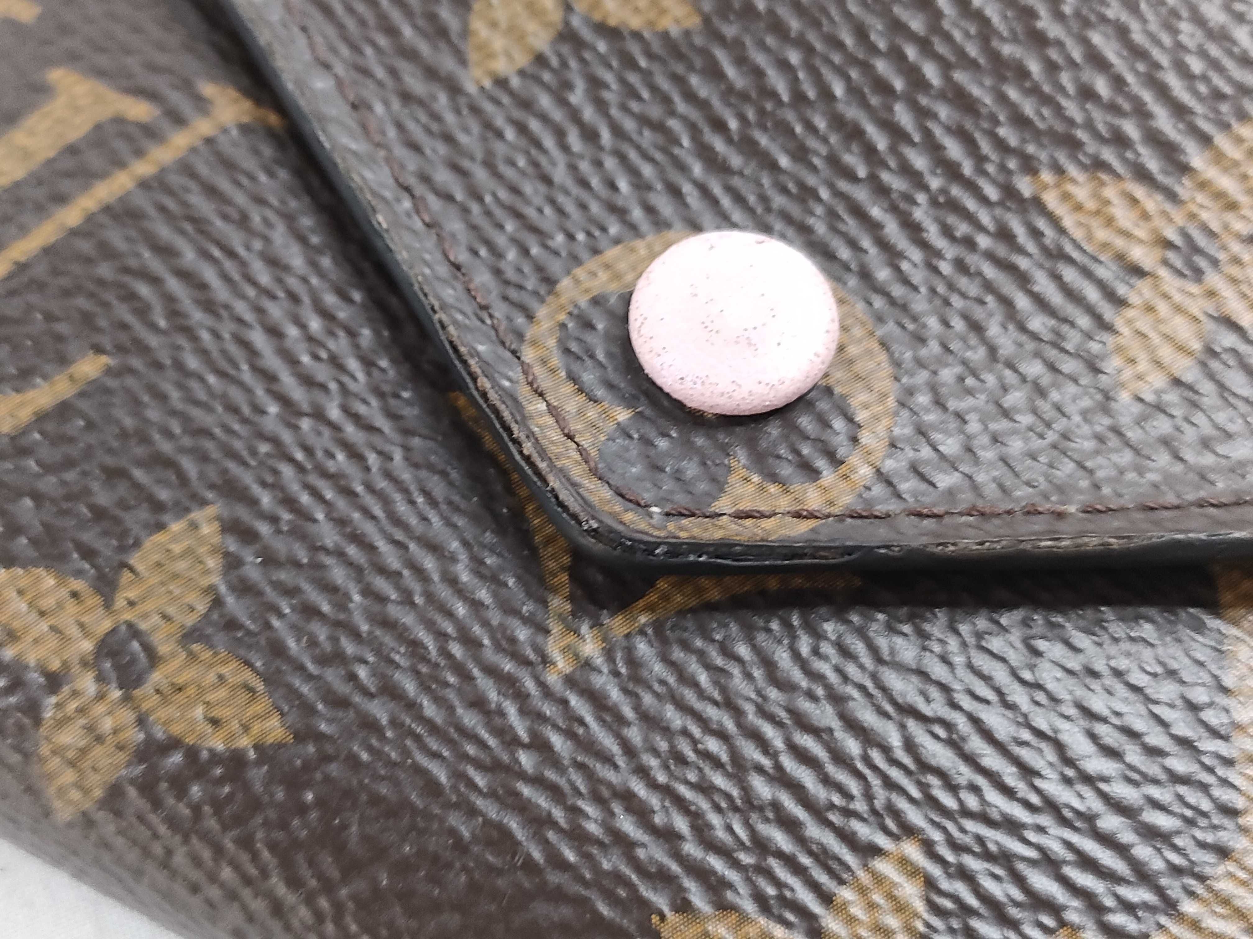 Monogram Louis Vuitton Victorine Rose Ballerine Wallet — view 8
