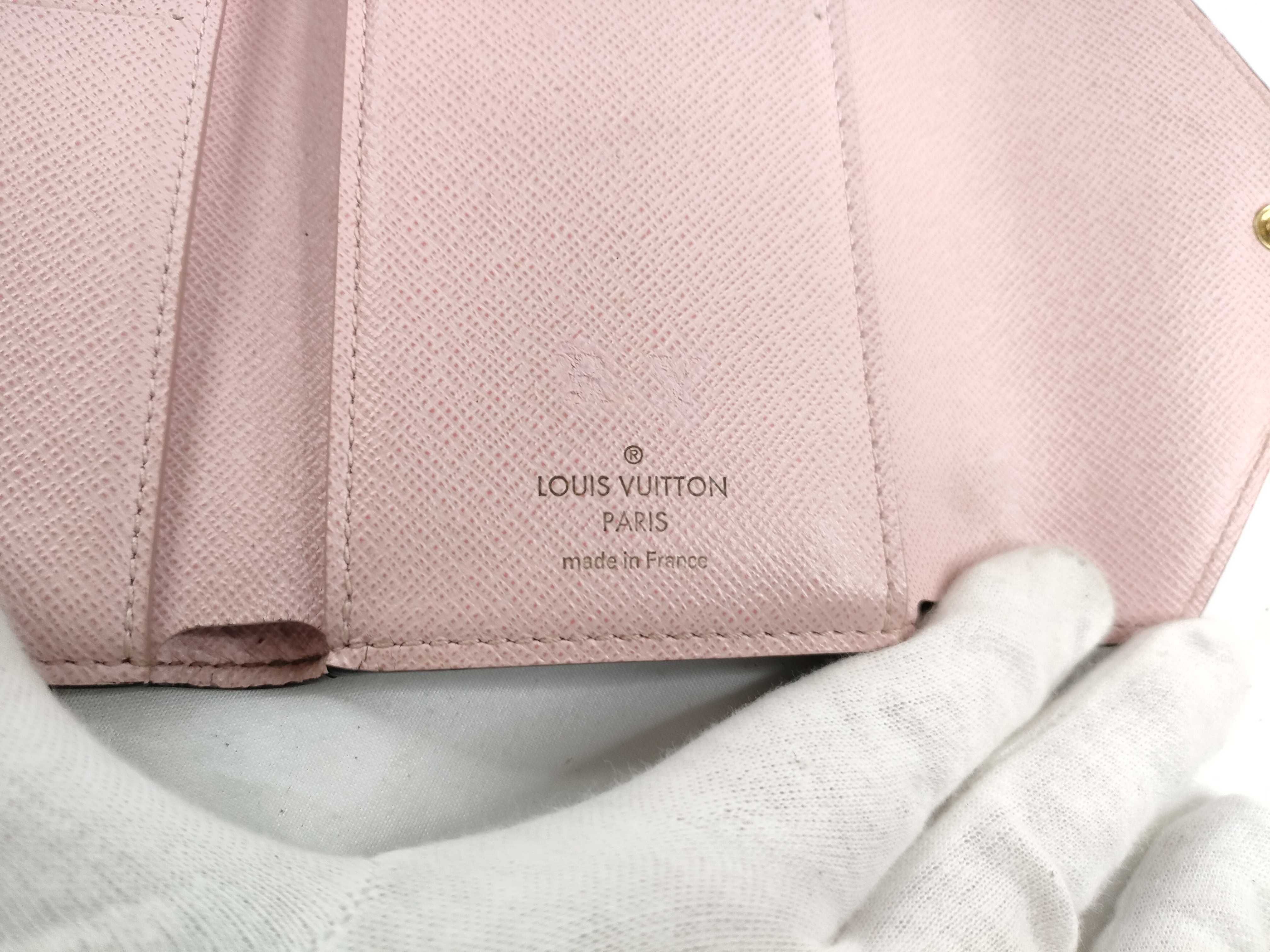 Monogram Louis Vuitton Victorine Rose Ballerine Wallet — view 10
