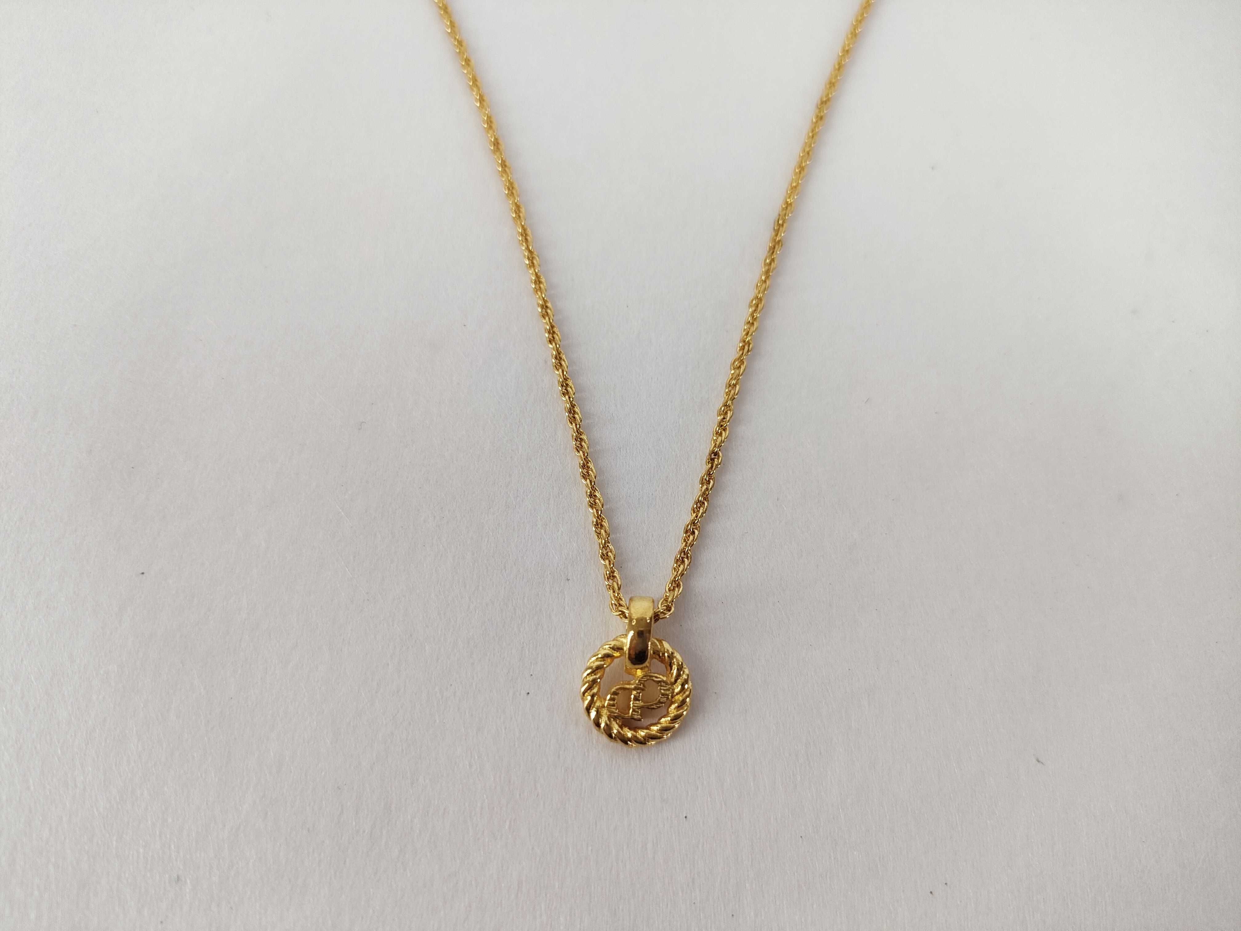 Circle CD Necklace — view 2