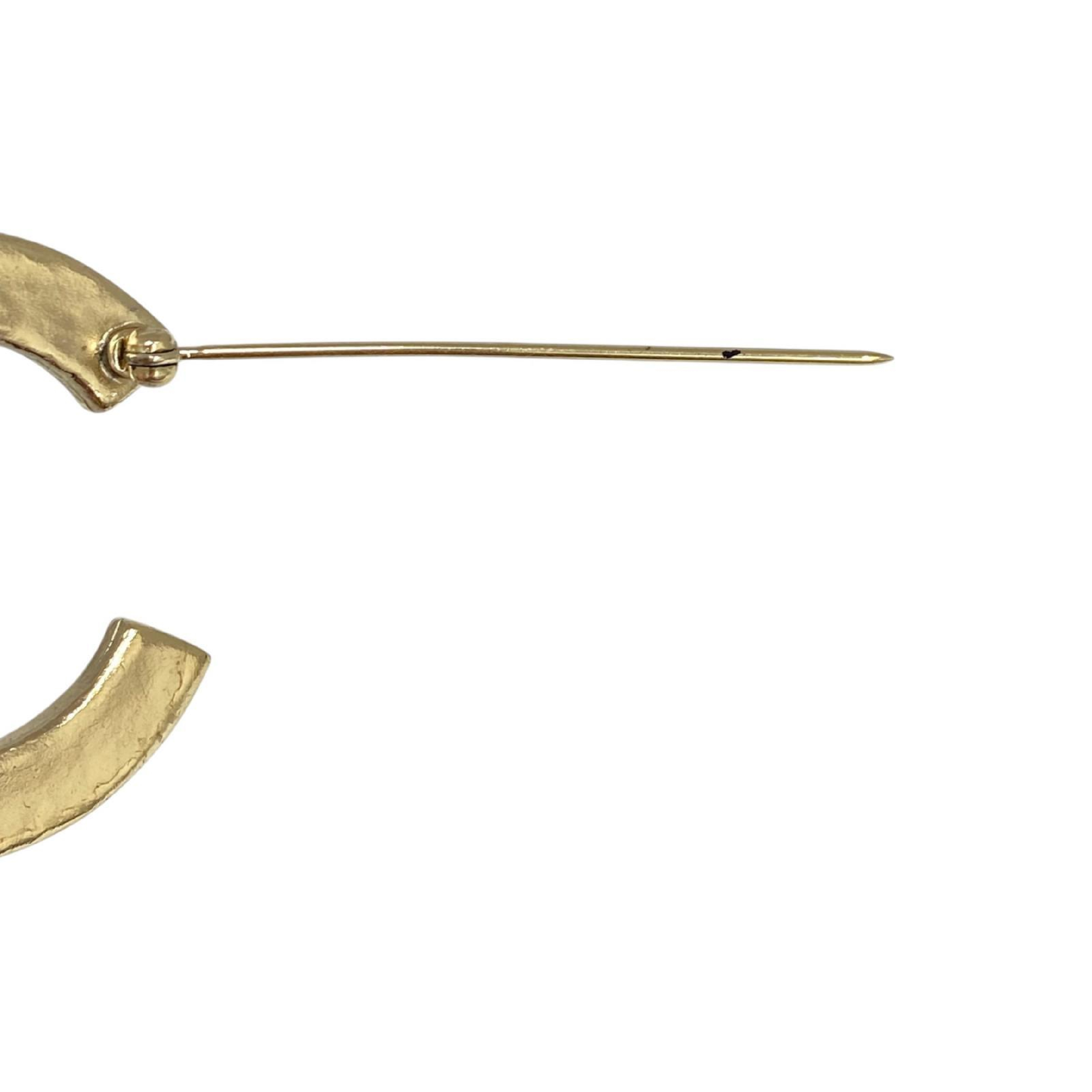 【*Shipped from: Hong Kong*】CHANEL ( ) Light Gold Color Metal 16B Brooch — view 9