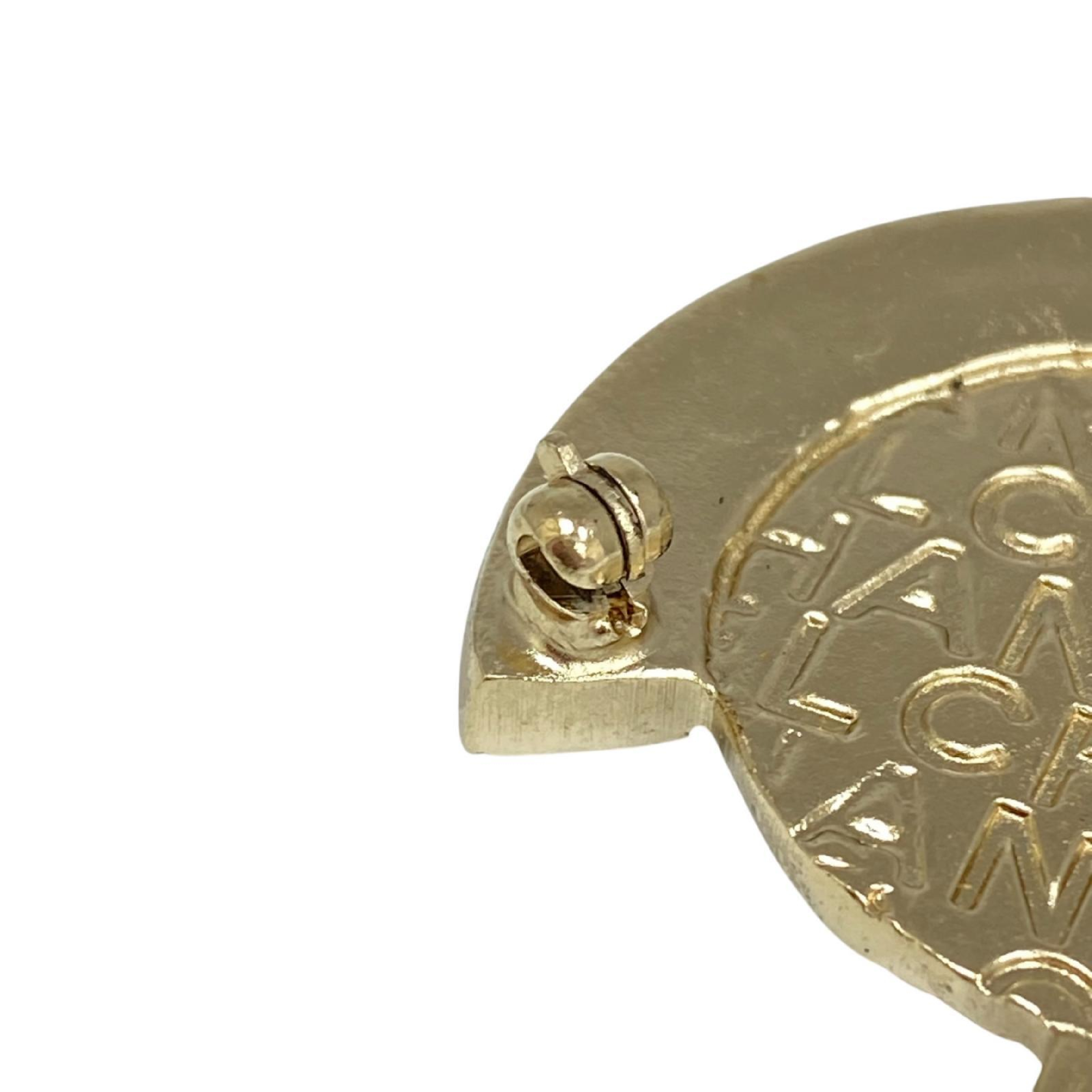 【*Shipped from: Hong Kong*】CHANEL ( ) Light Gold Color Metal 16B Brooch — view 10