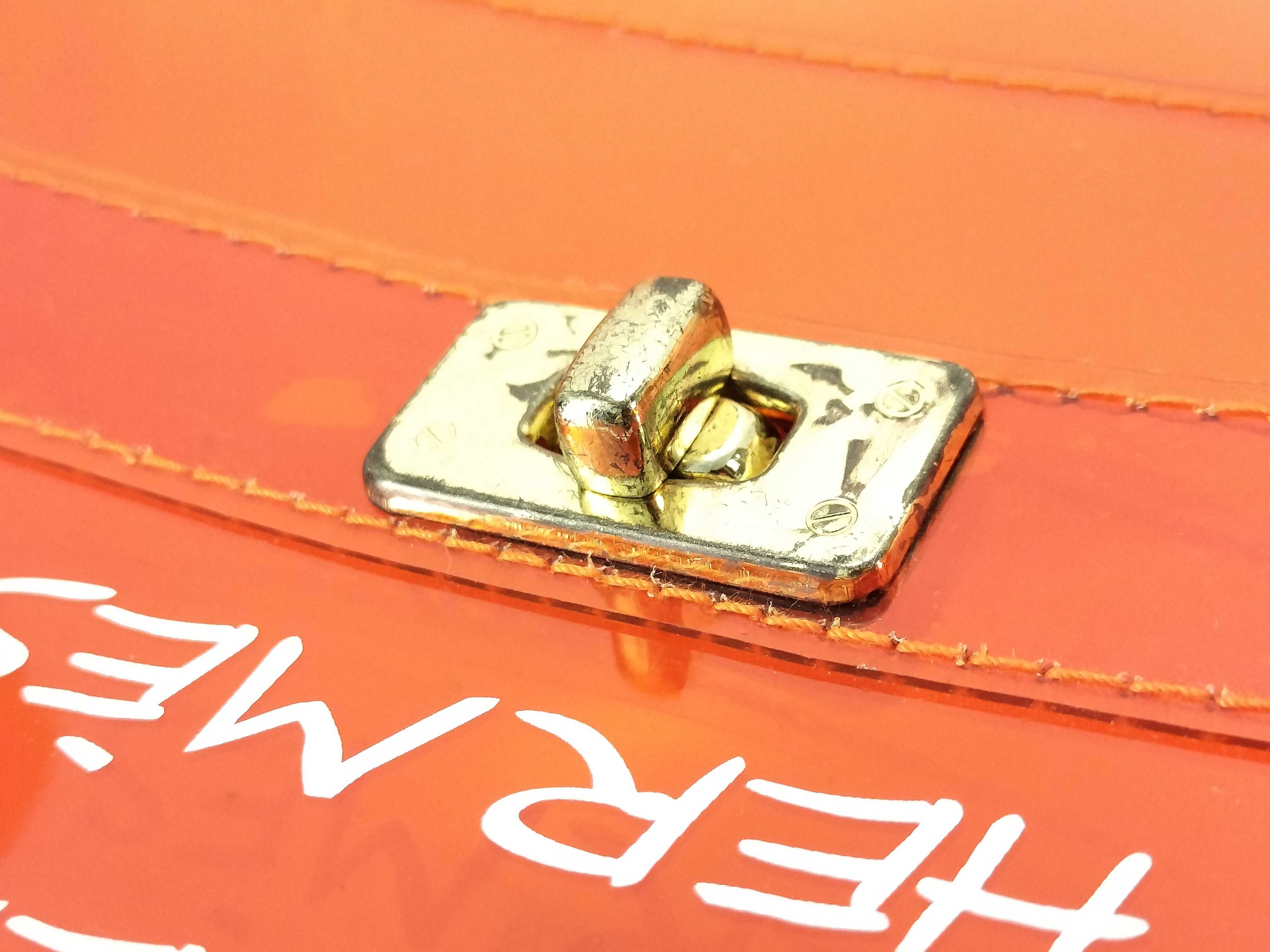 Vinyl Kelly Orange Handbag — view 14
