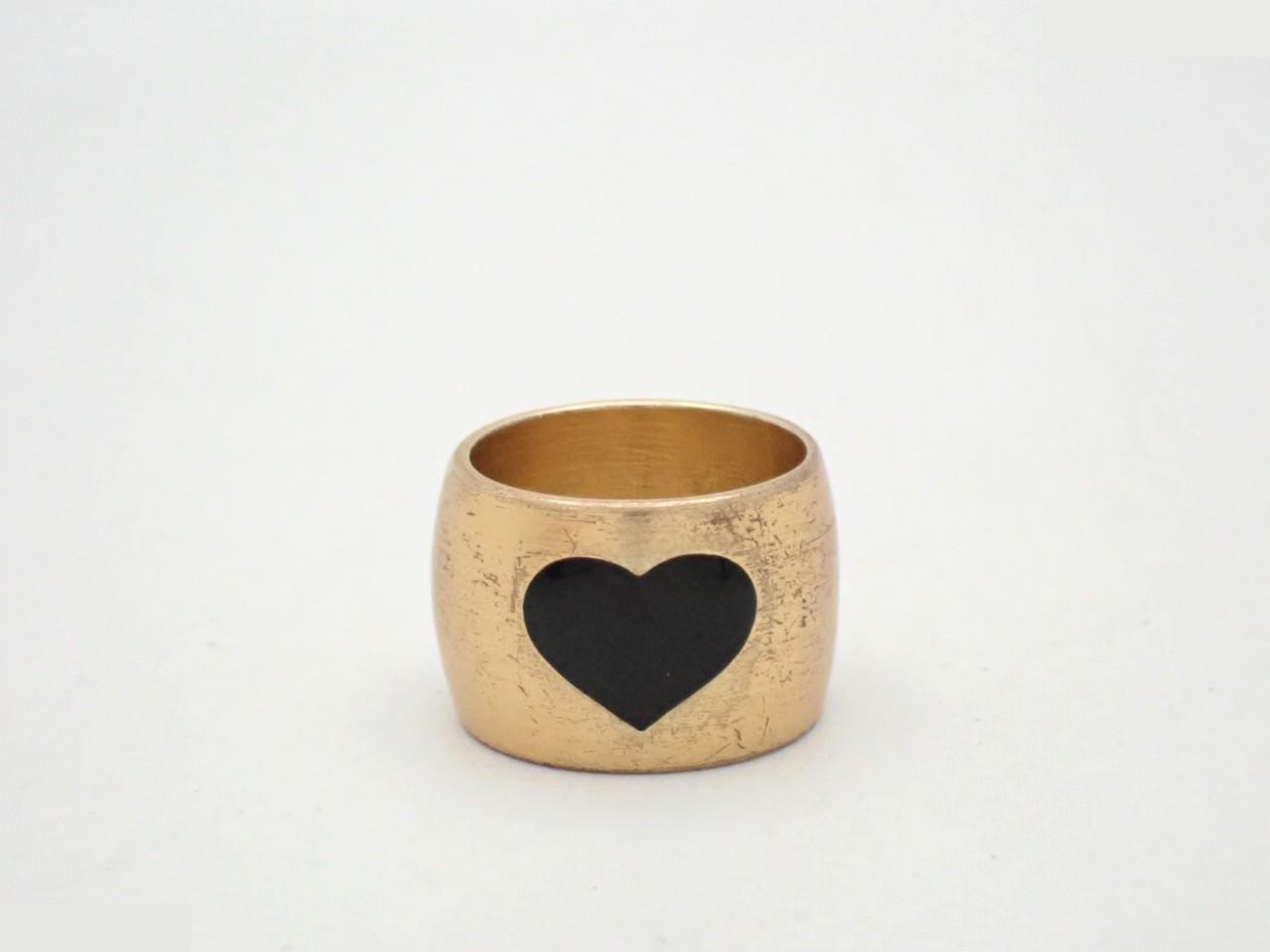 Coco Mark Heart Ring, Size #13, 10.8g — view 2