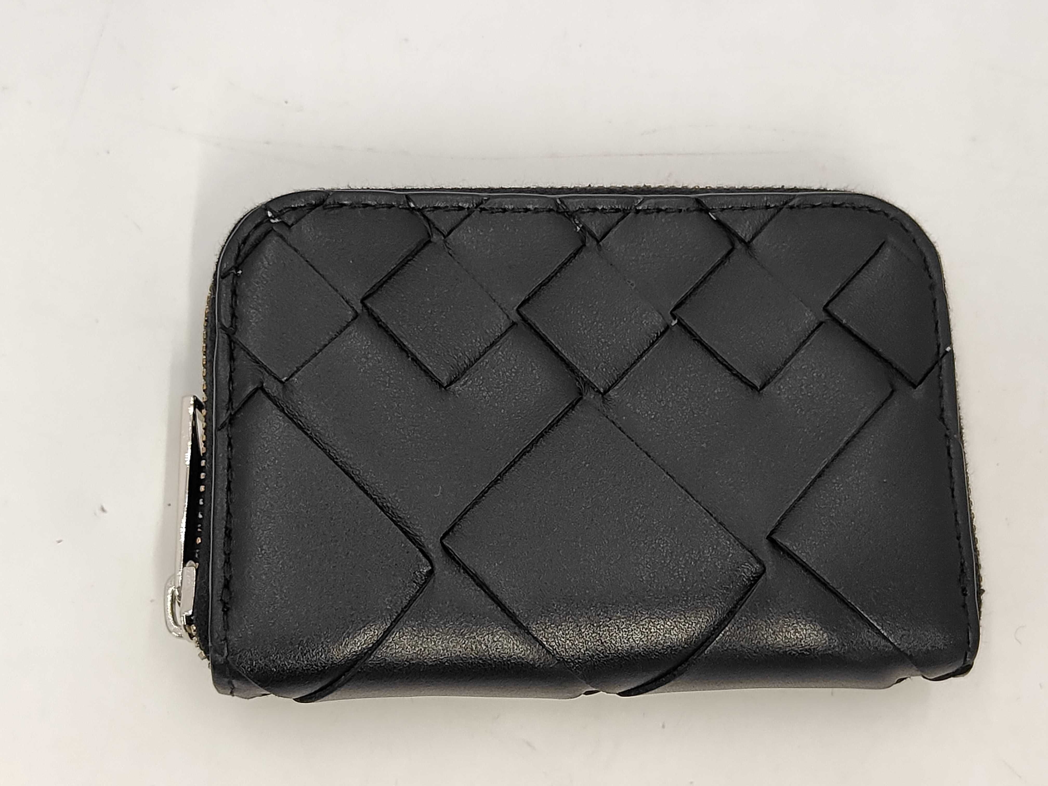 Intrecciato Round Zip Coin Case