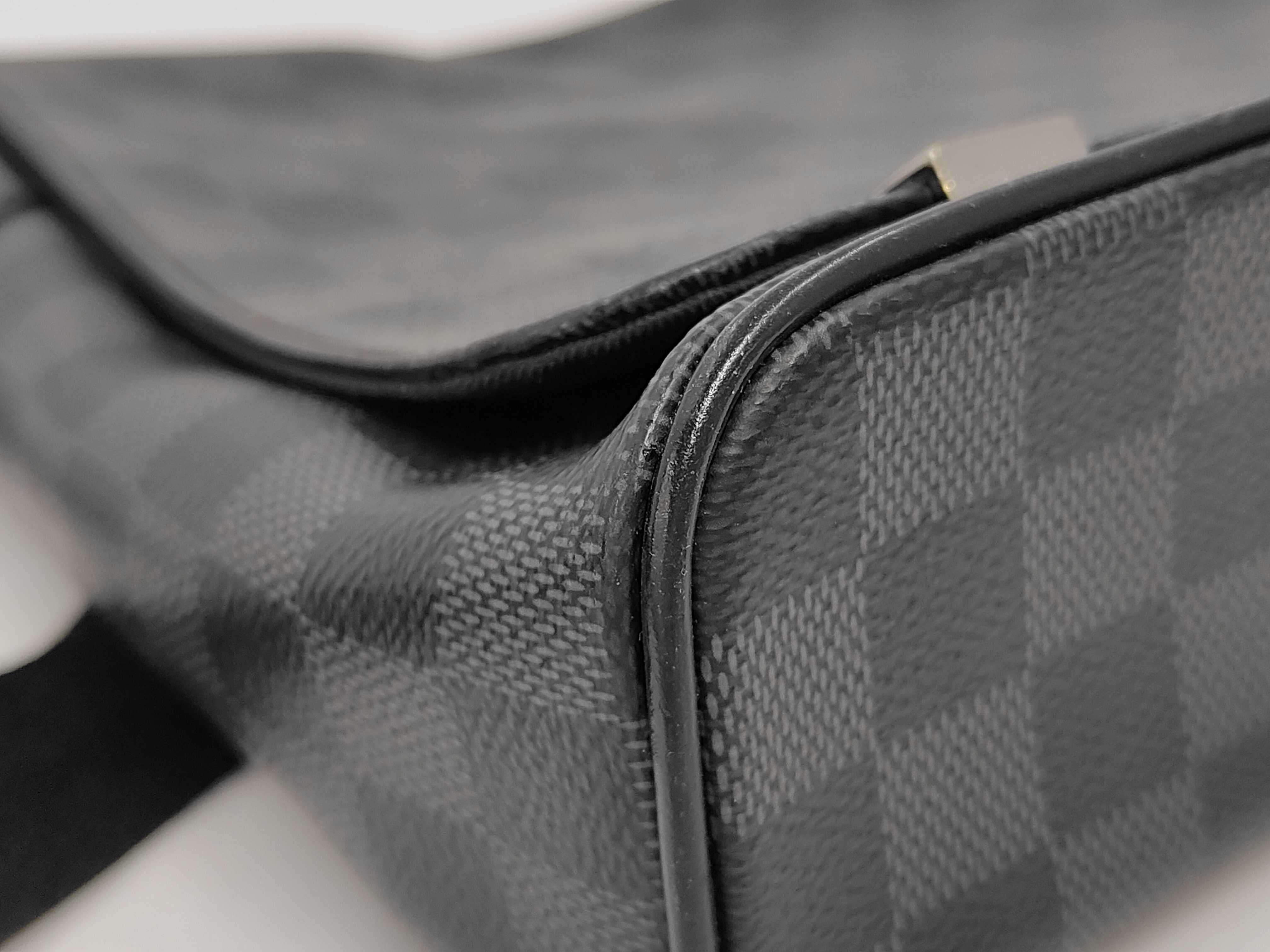 Damier Graphite District PM NM Shoulder Bag — view 7