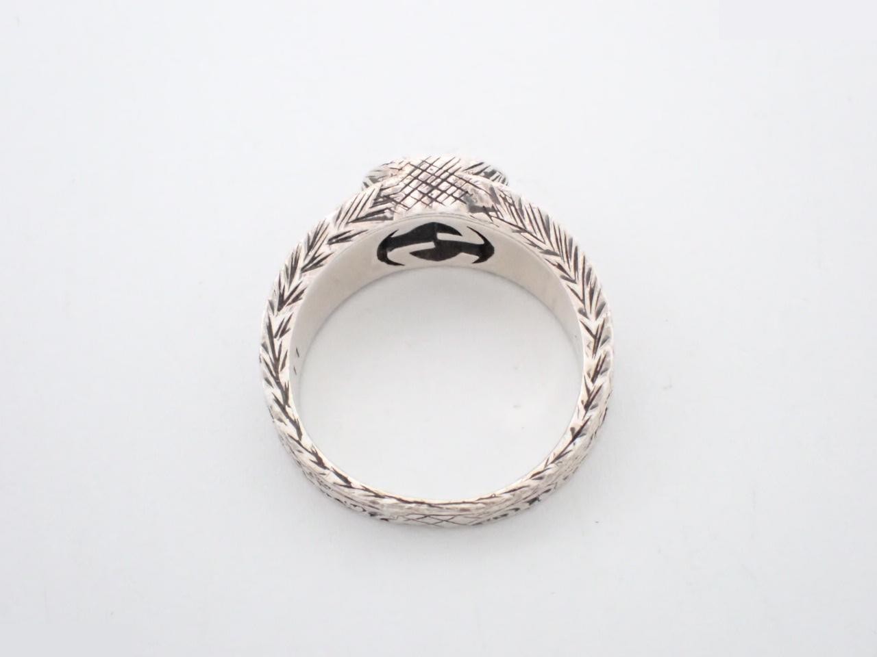 Interlocking Ring, Arabesque Design, 925 Sterling Silver, 6.0g — view 3
