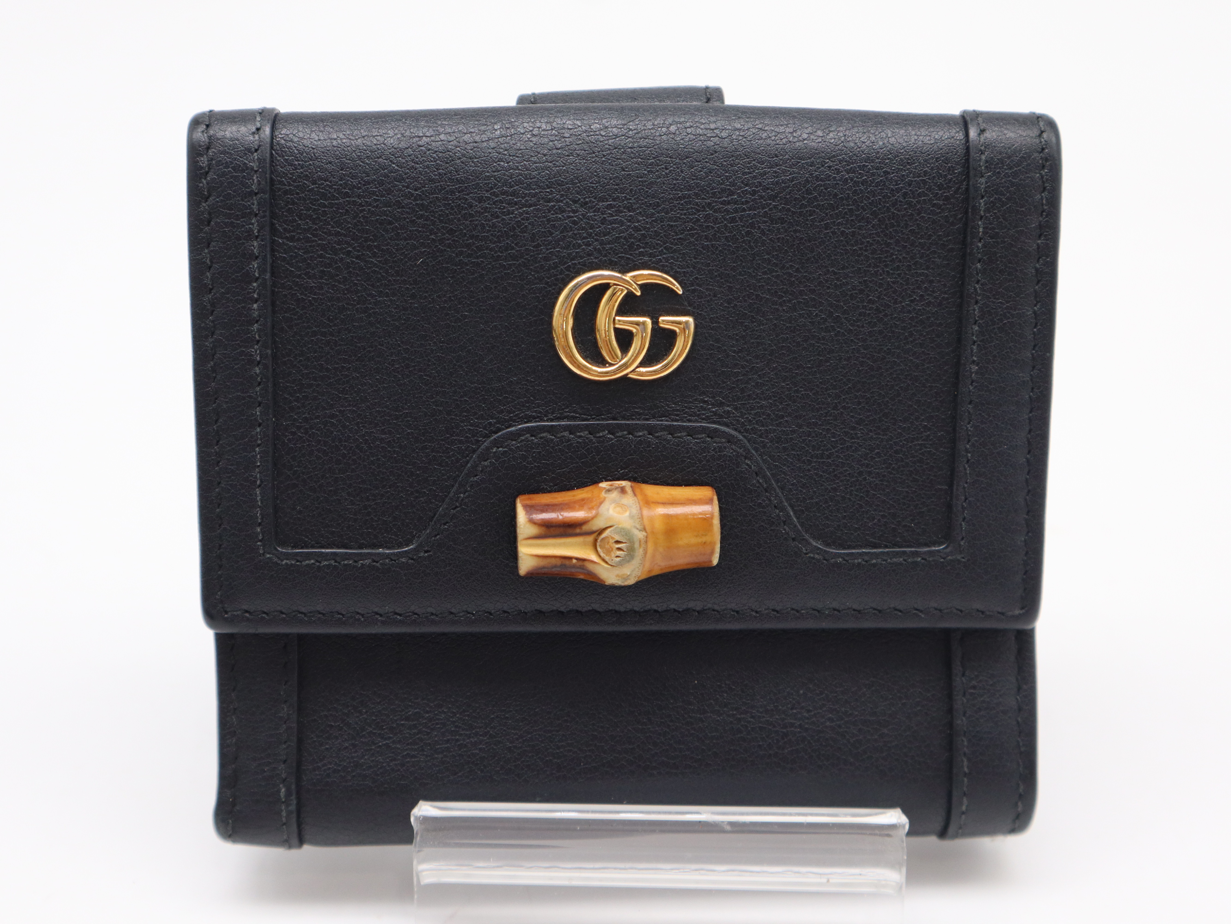 Bi-fold Wallet, Leather, Black